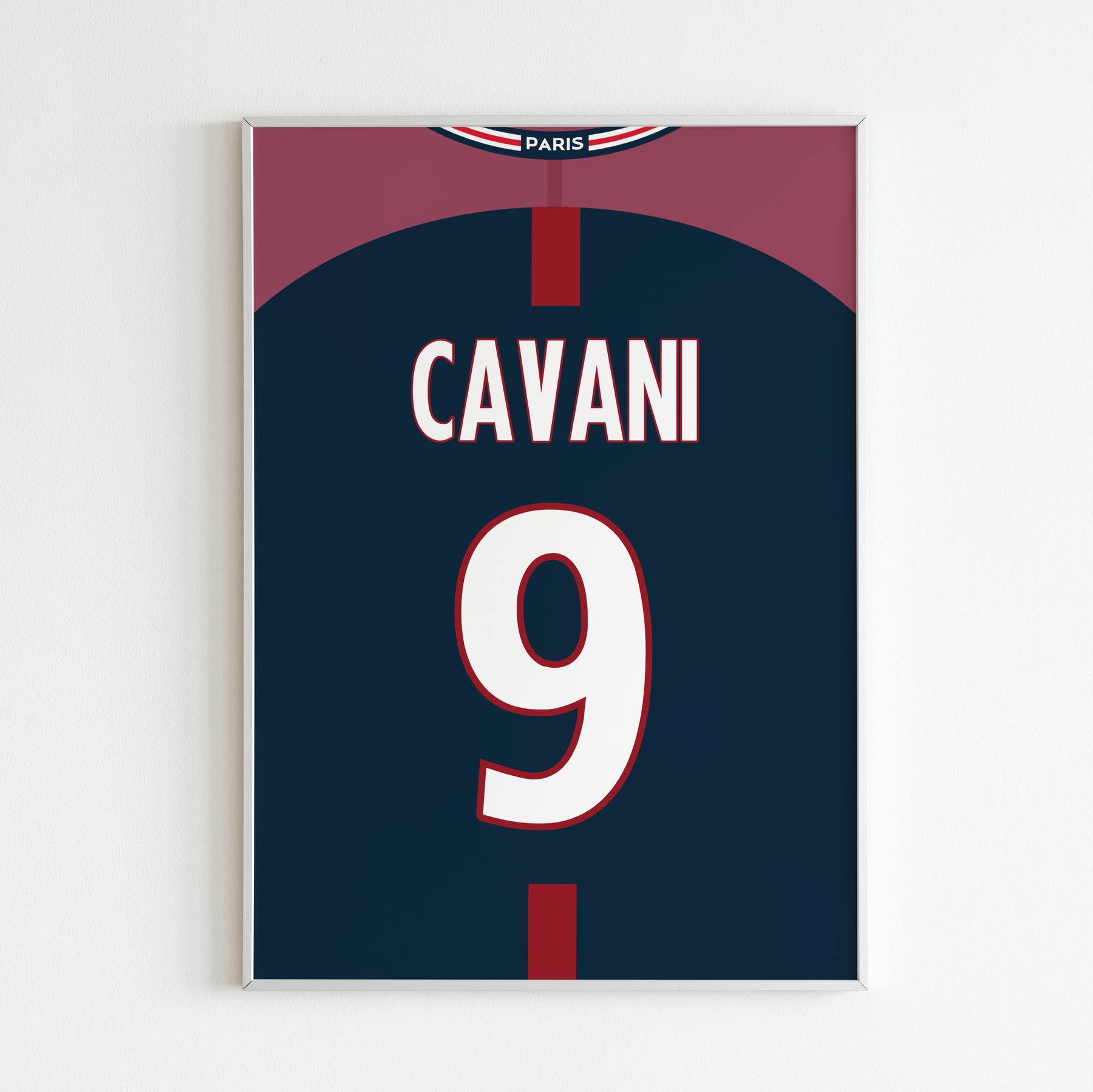 Cadre maillot Cavani Paris - Saison 2017/18
