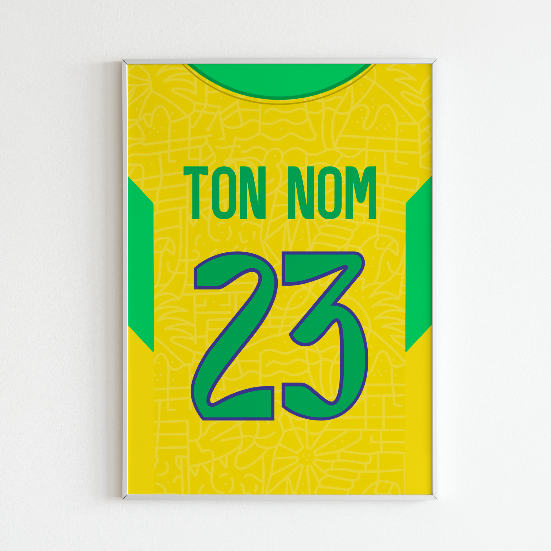 Cadre maillot Brésil 2024