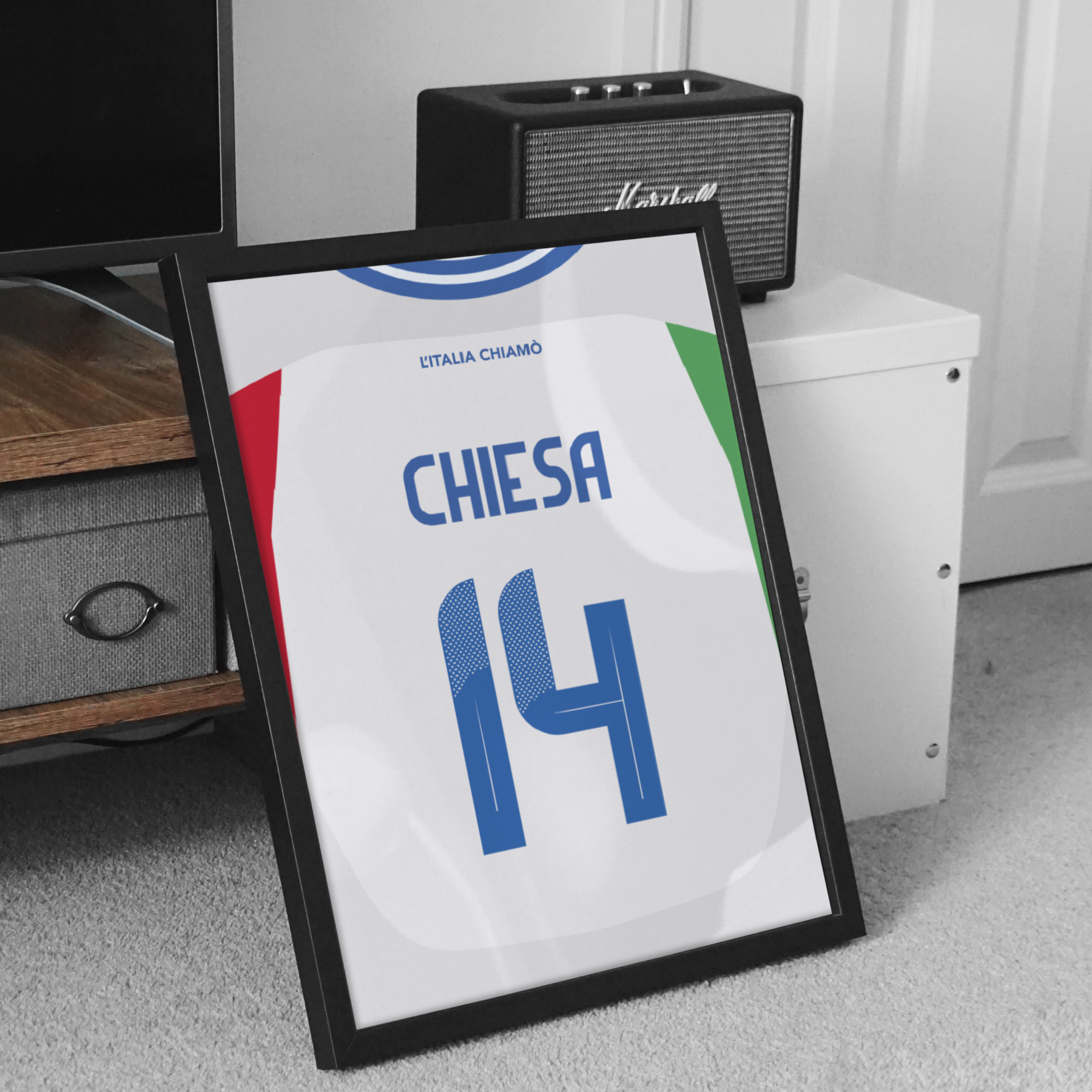 Cadre maillot Italie 2024 - Extérieur