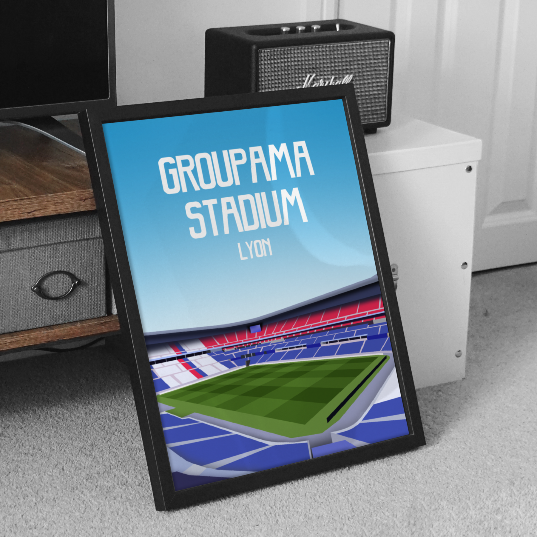 Cadre Groupama Stadium - Olympique Lyonnais