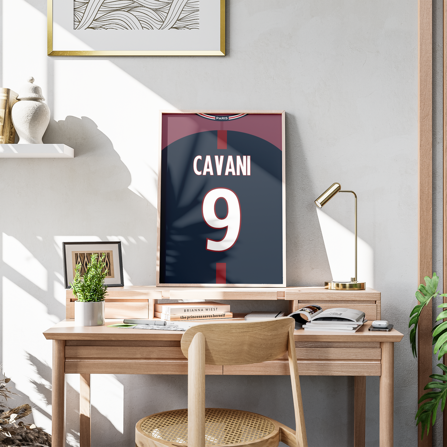 Cadre maillot Cavani Paris - Saison 2017/18