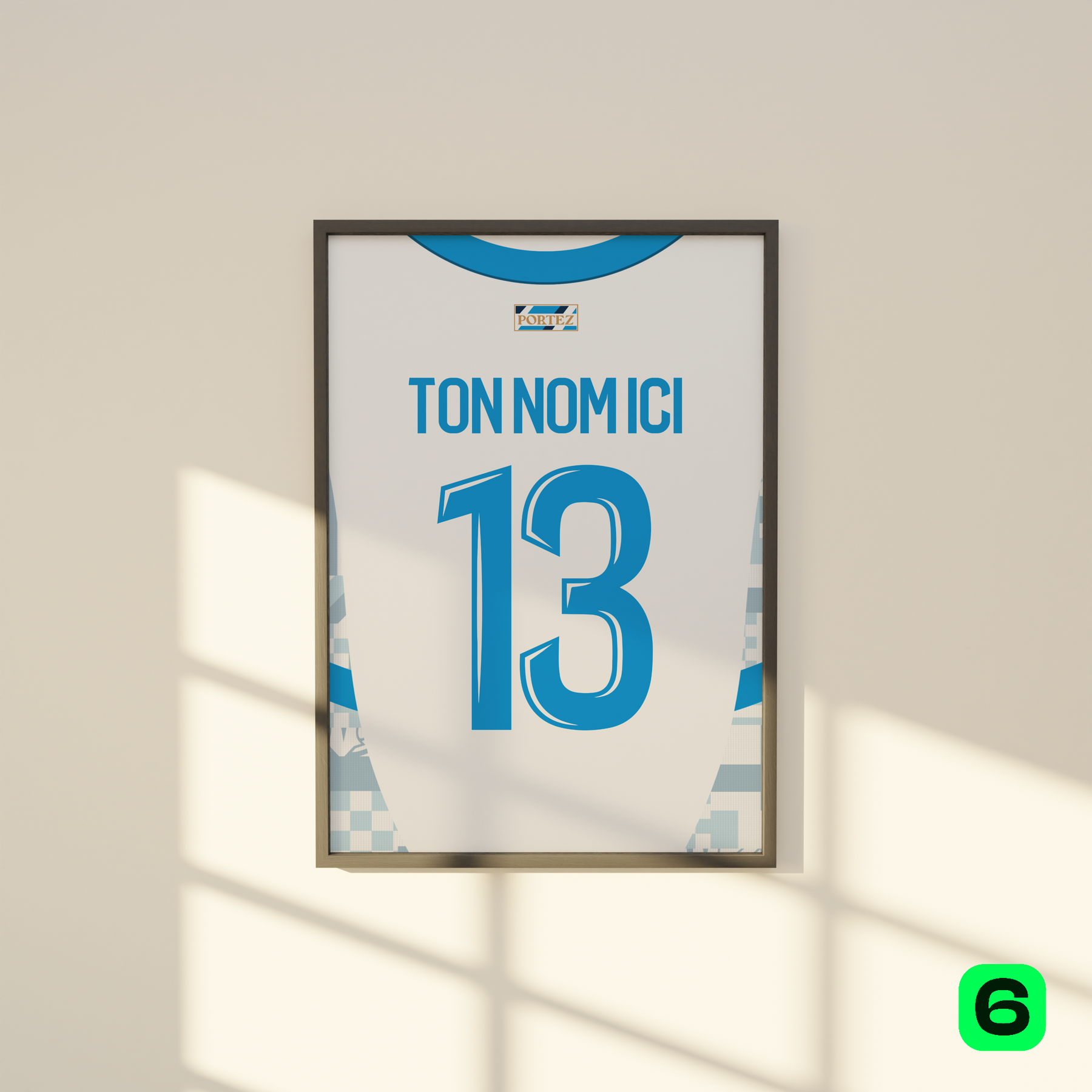 Cadre maillot Marseille 2024/25