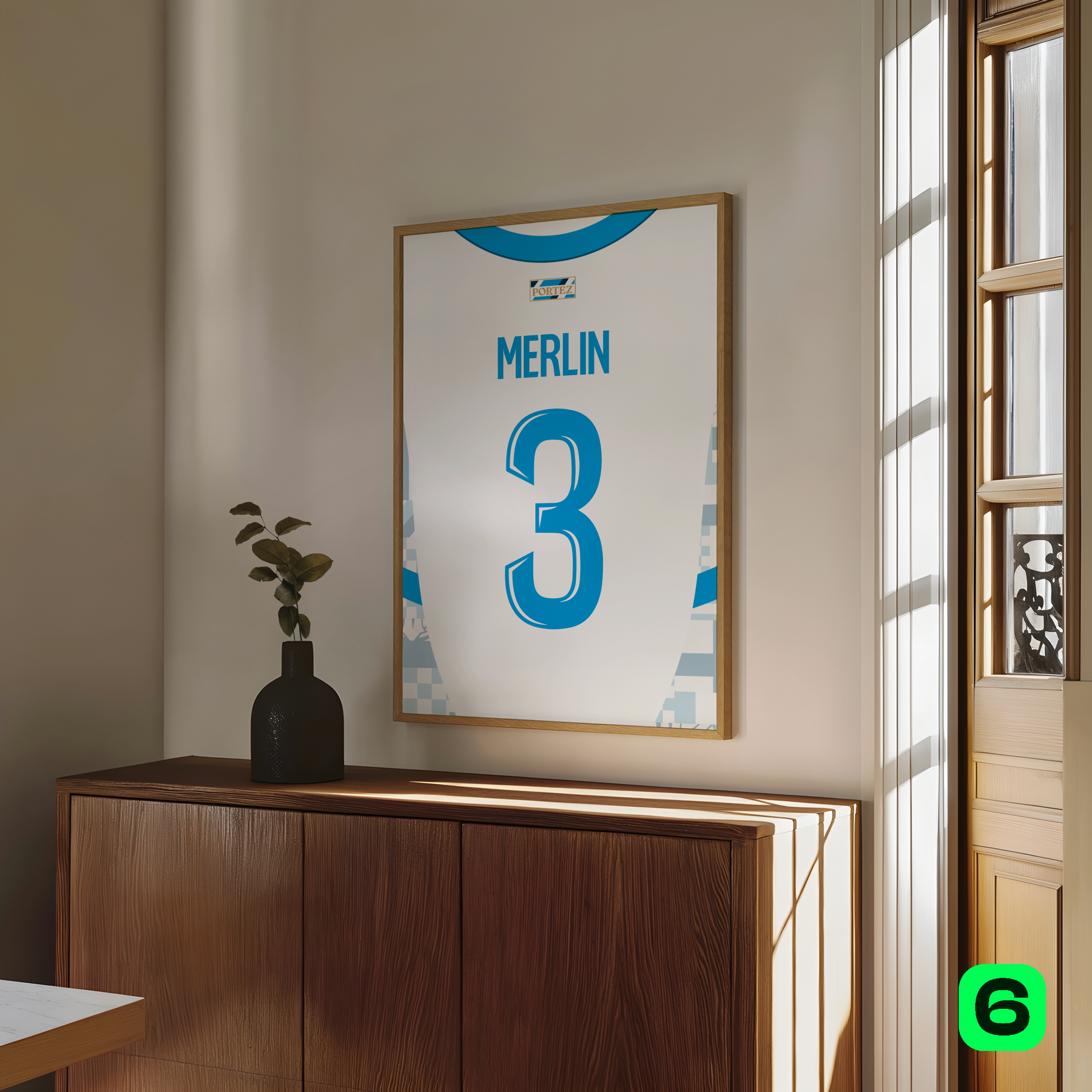 Cadre maillot Marseille 2024/25