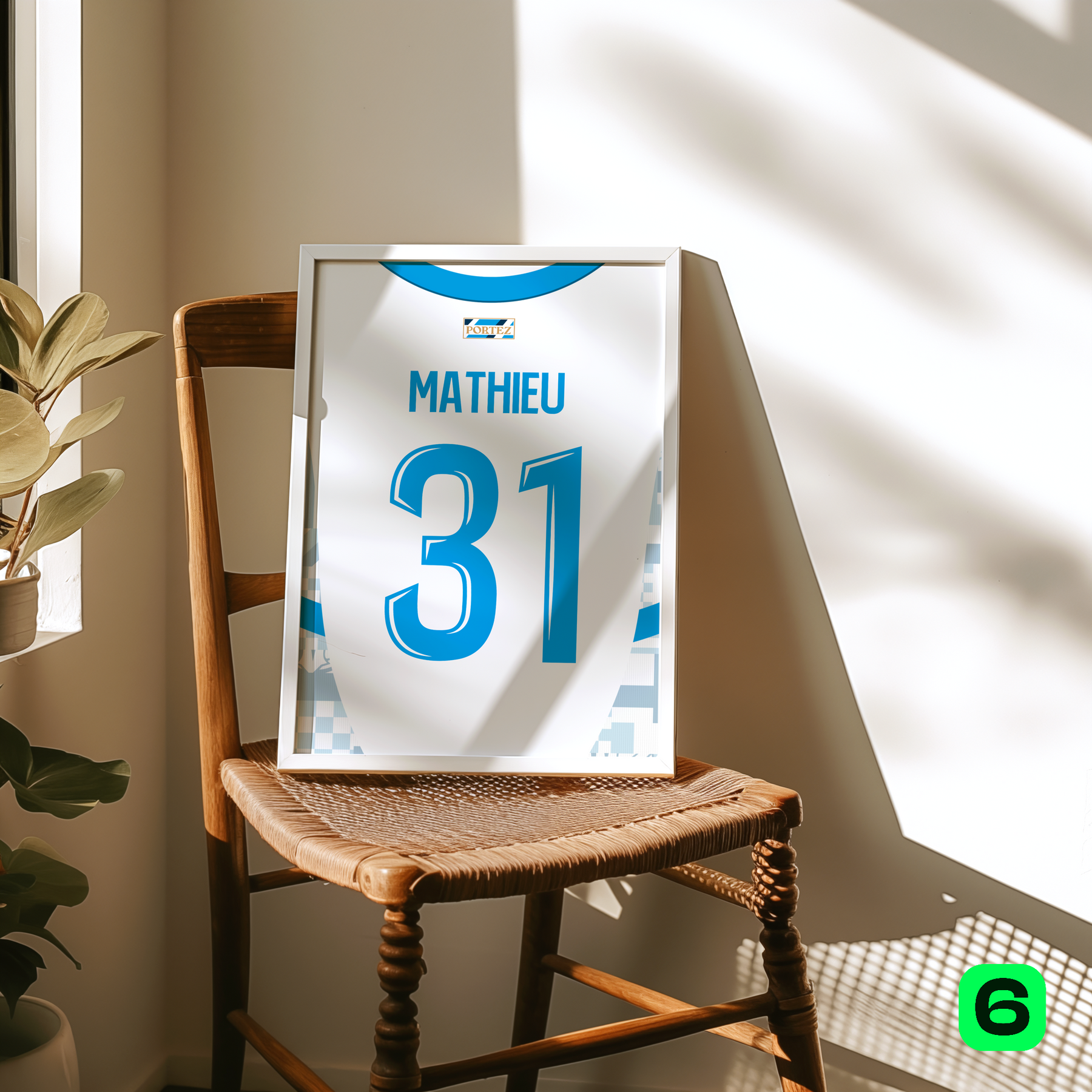 Cadre maillot Marseille 2024/25