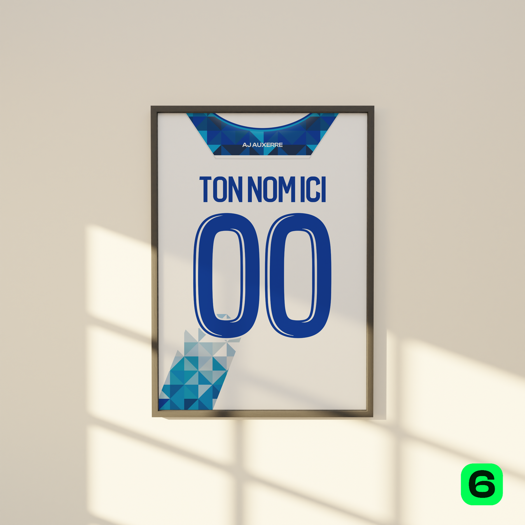 Cadre maillot Auxerre 2024/25