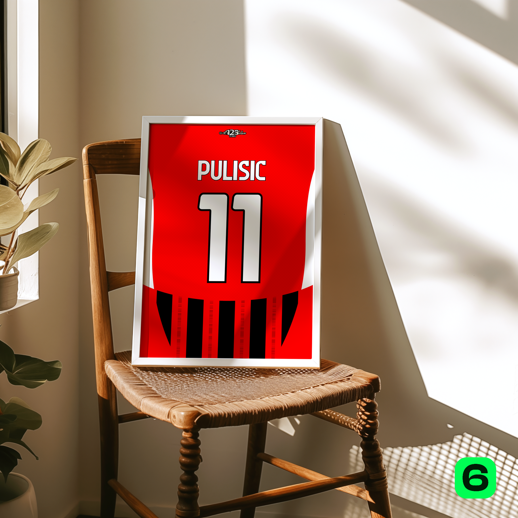 Cadre maillot AC Milan 2024/25