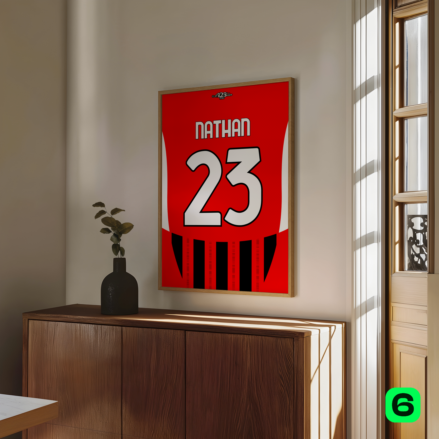 Cadre maillot AC Milan 2024/25