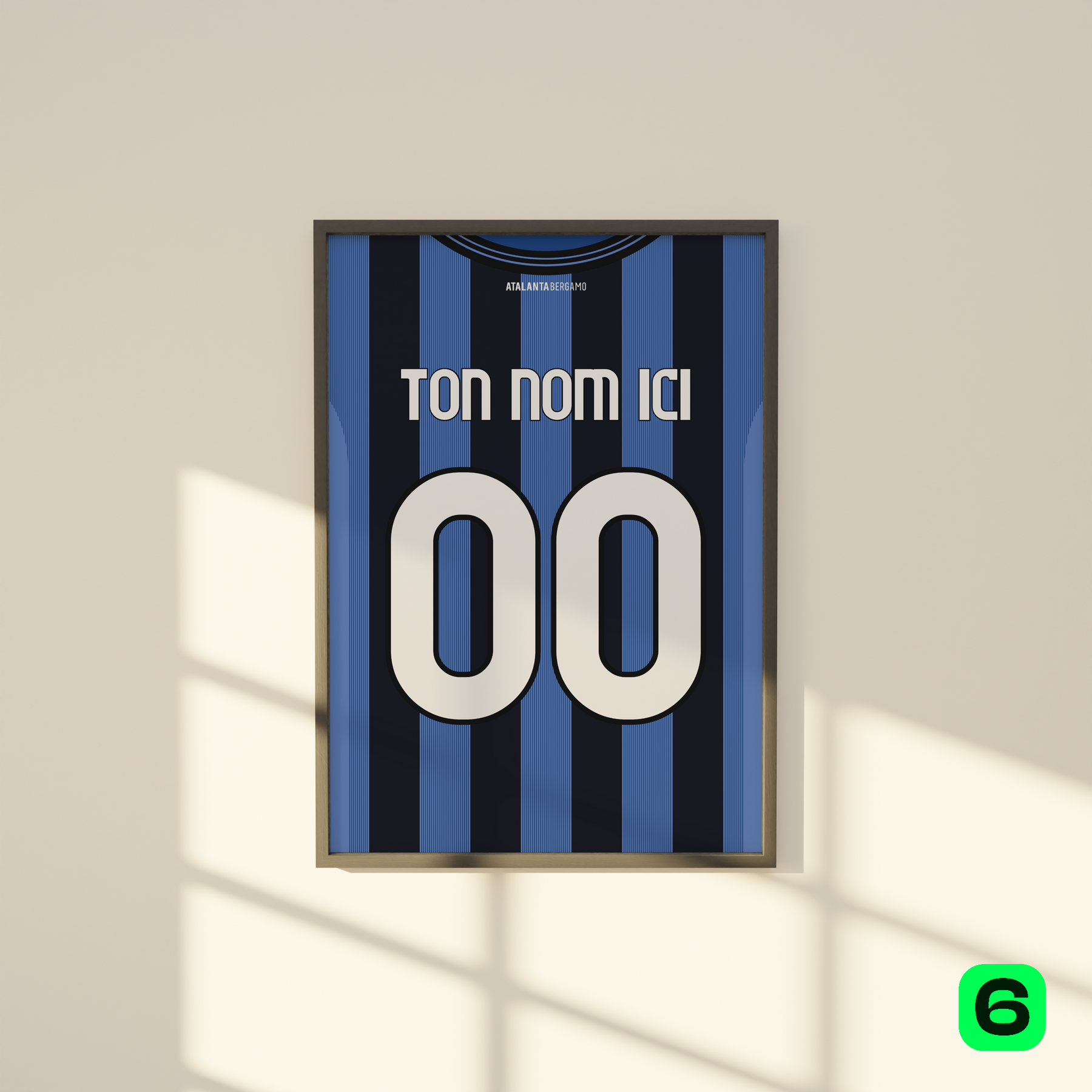 Cadre maillot Atalanta Bergame 2024/25
