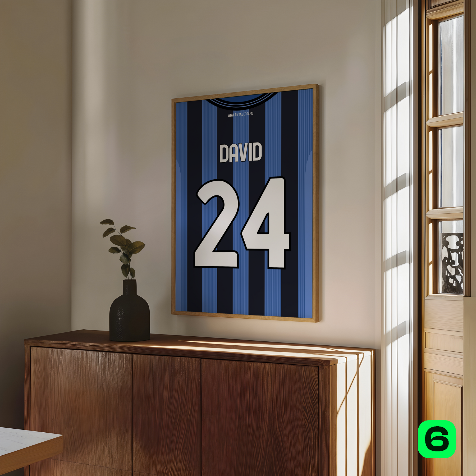 Cadre maillot Atalanta Bergame 2024/25