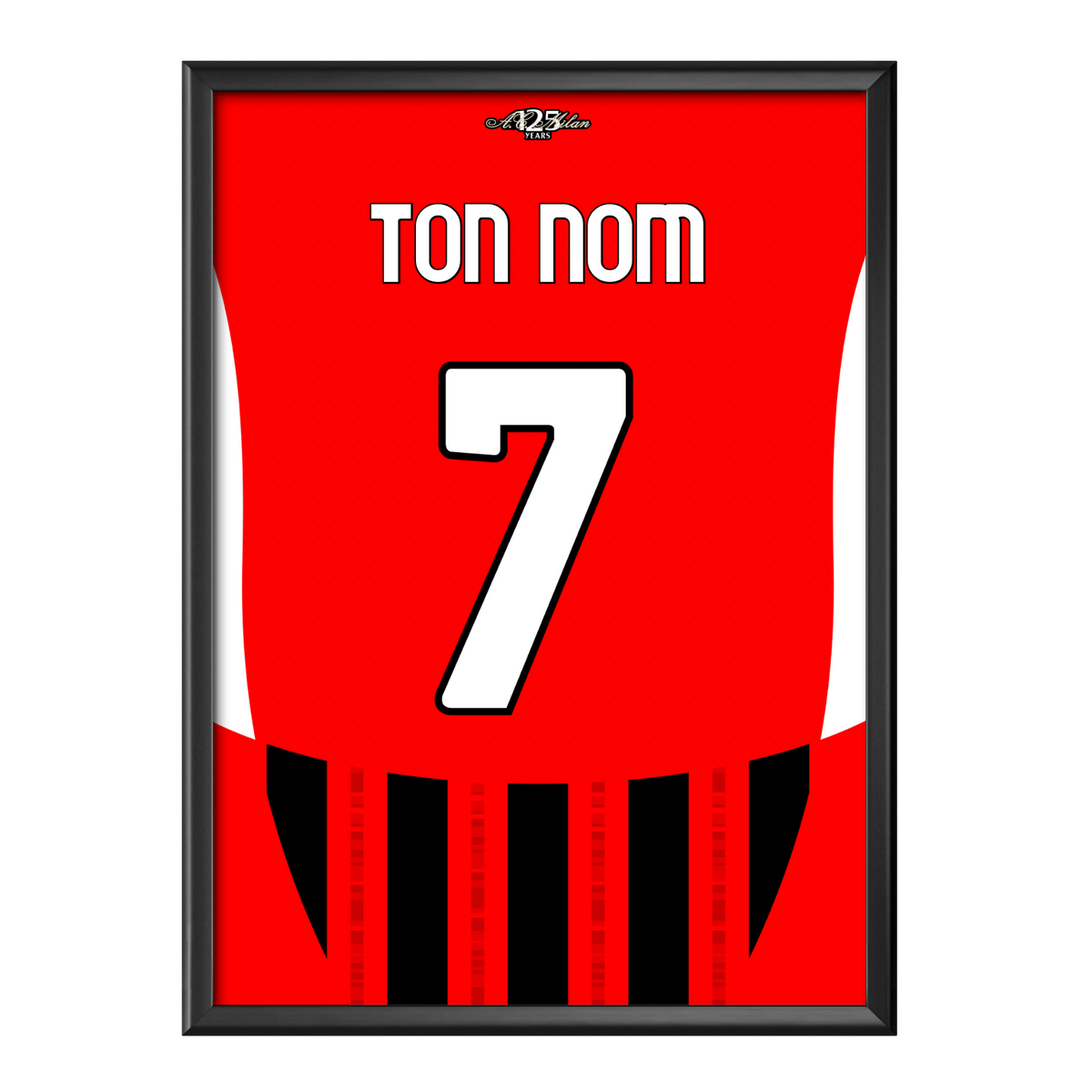 Cadre maillot AC Milan 2024/25