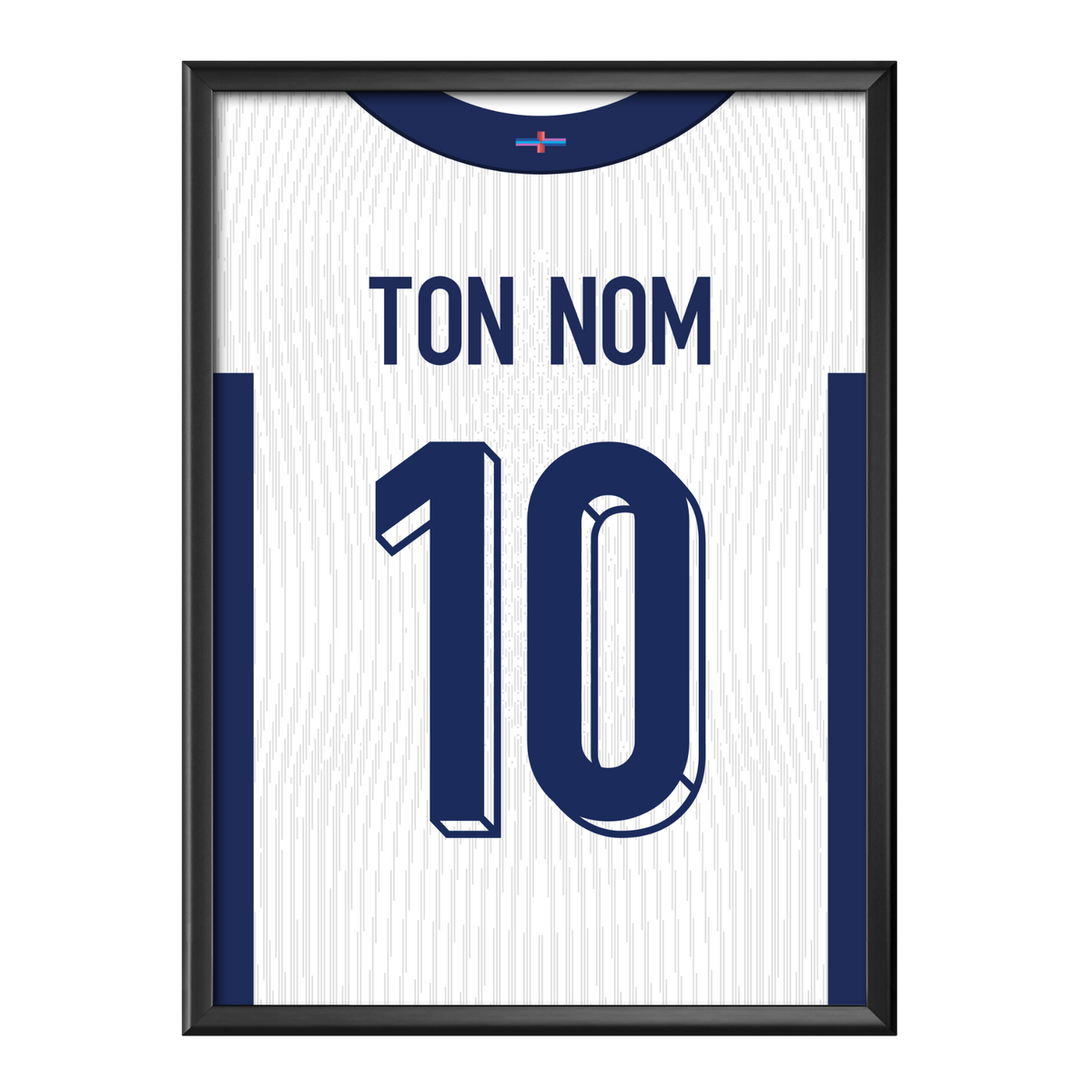 Cadre maillot Angleterre 2024