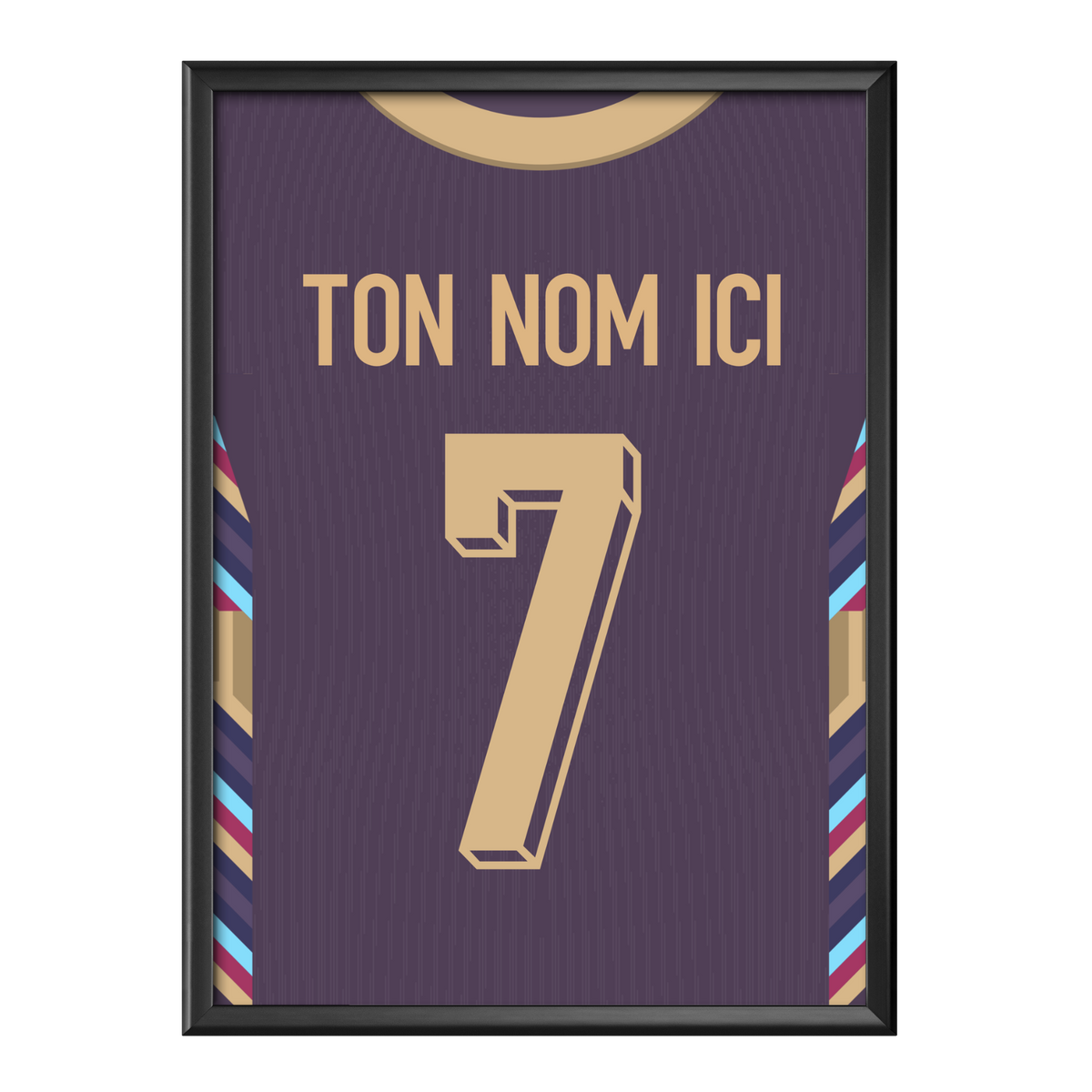 Cadre maillot Angleterre 2024 - Extérieur