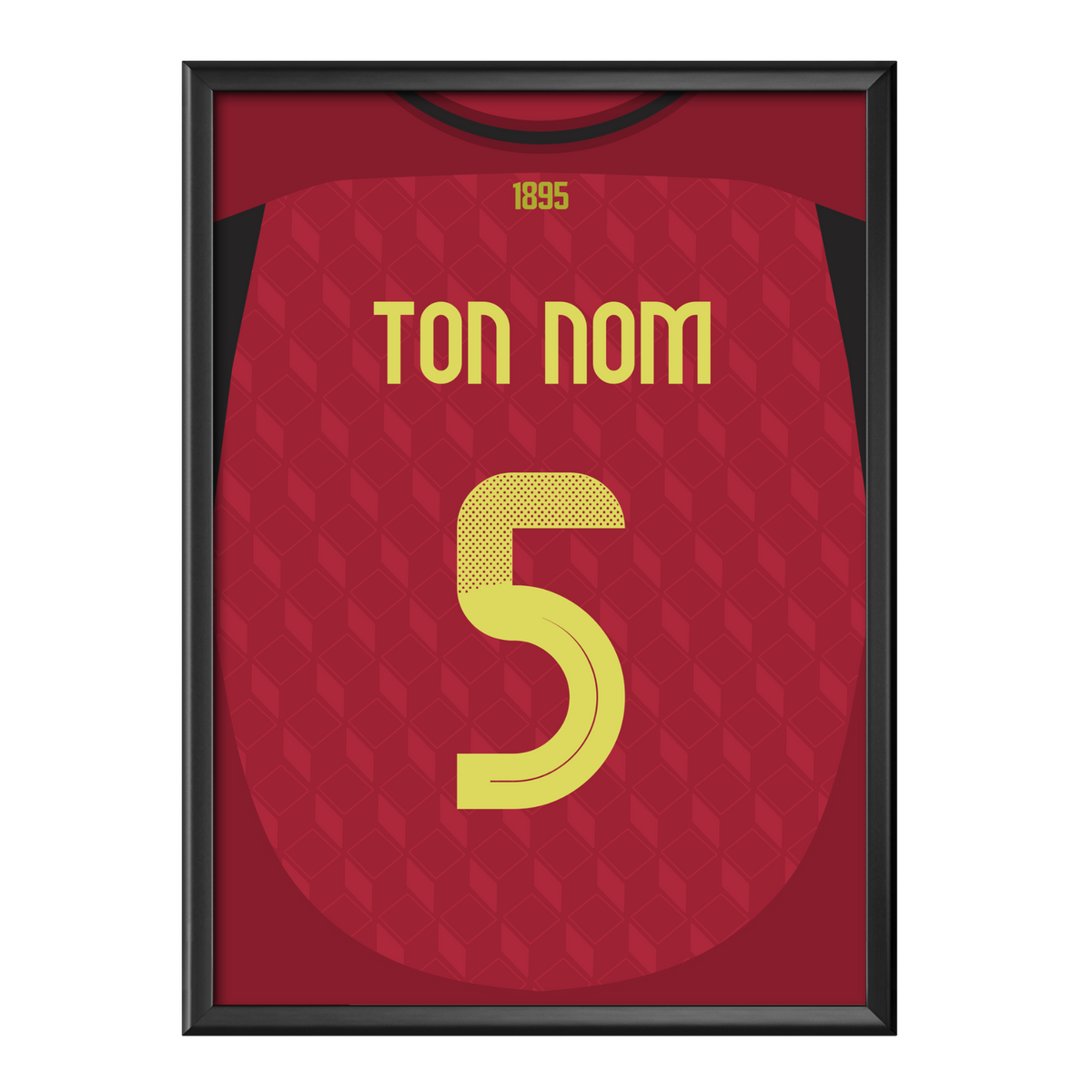 Cadre maillot Belgique 2024