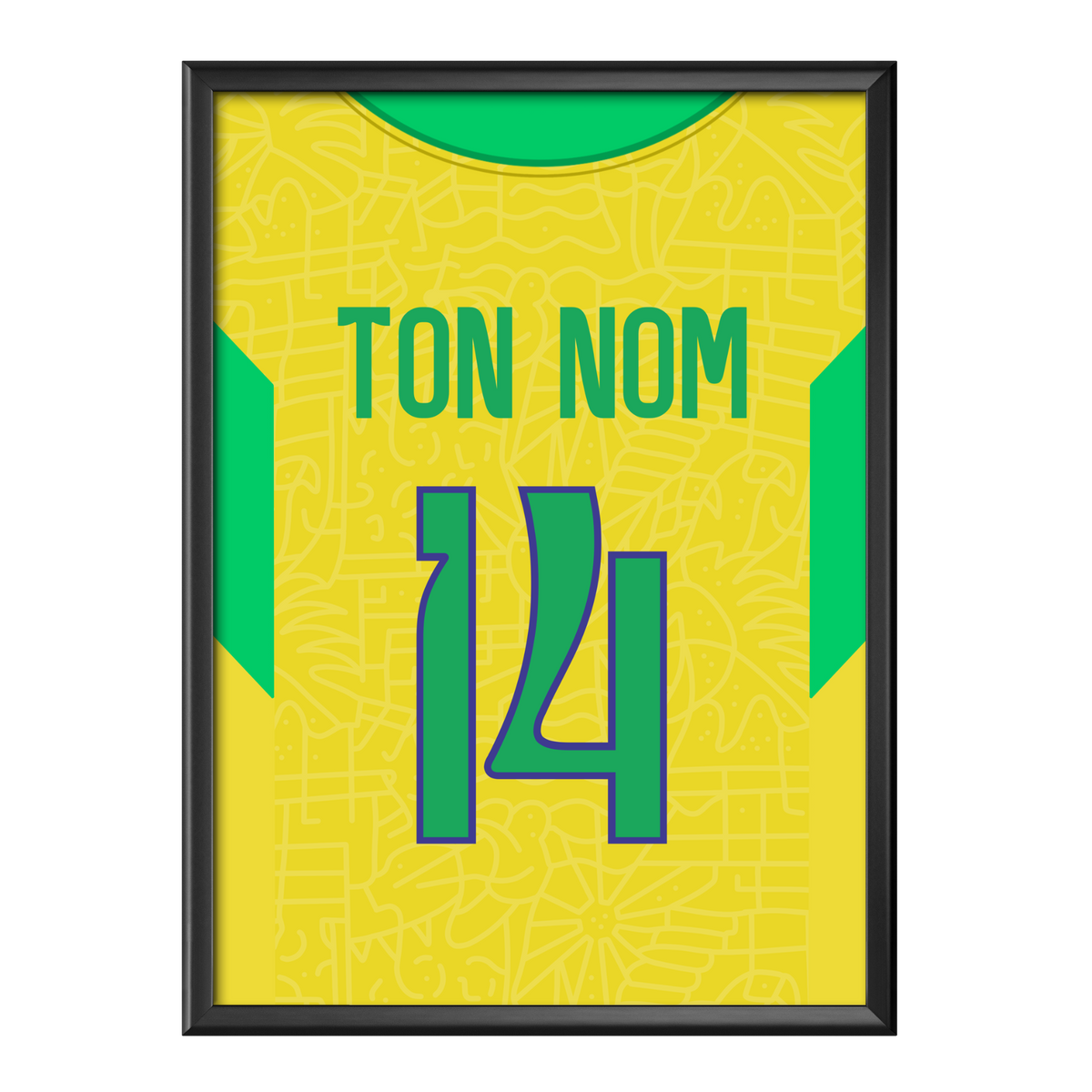 Cadre maillot Brésil 2024