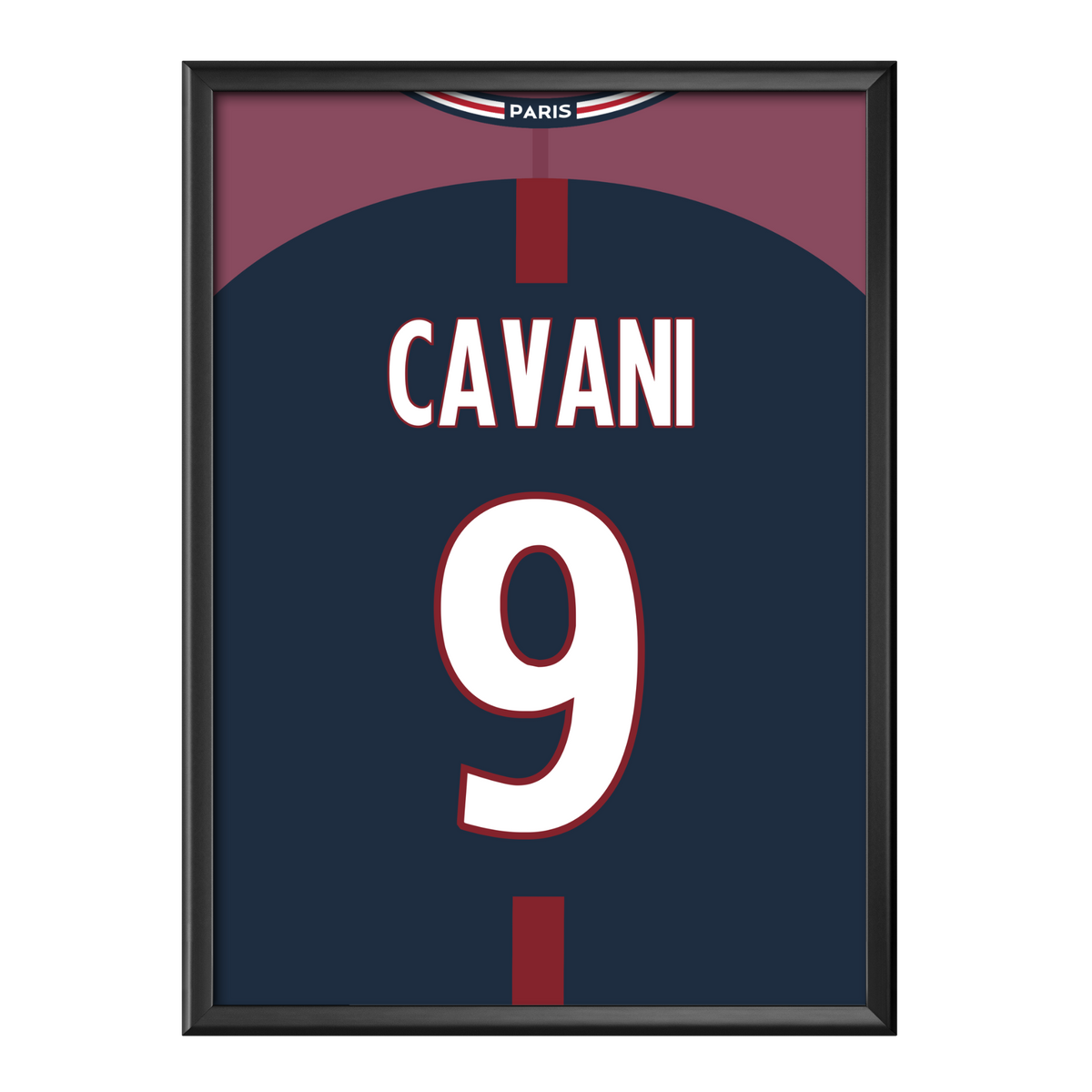 Cadre maillot Cavani Paris - Saison 2017/18