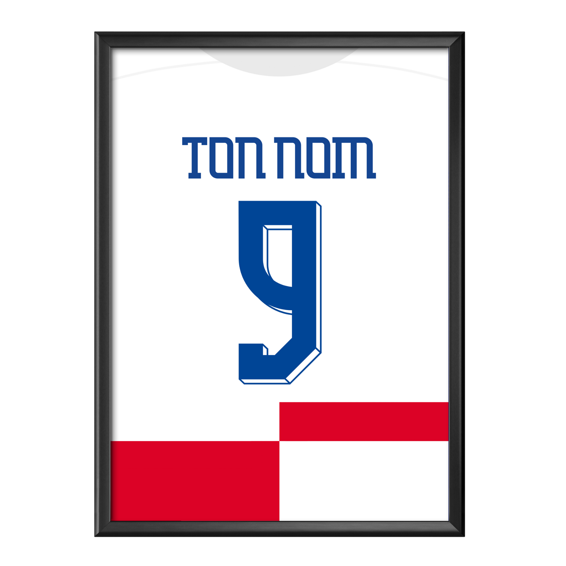 Cadre maillot Croatie 2024