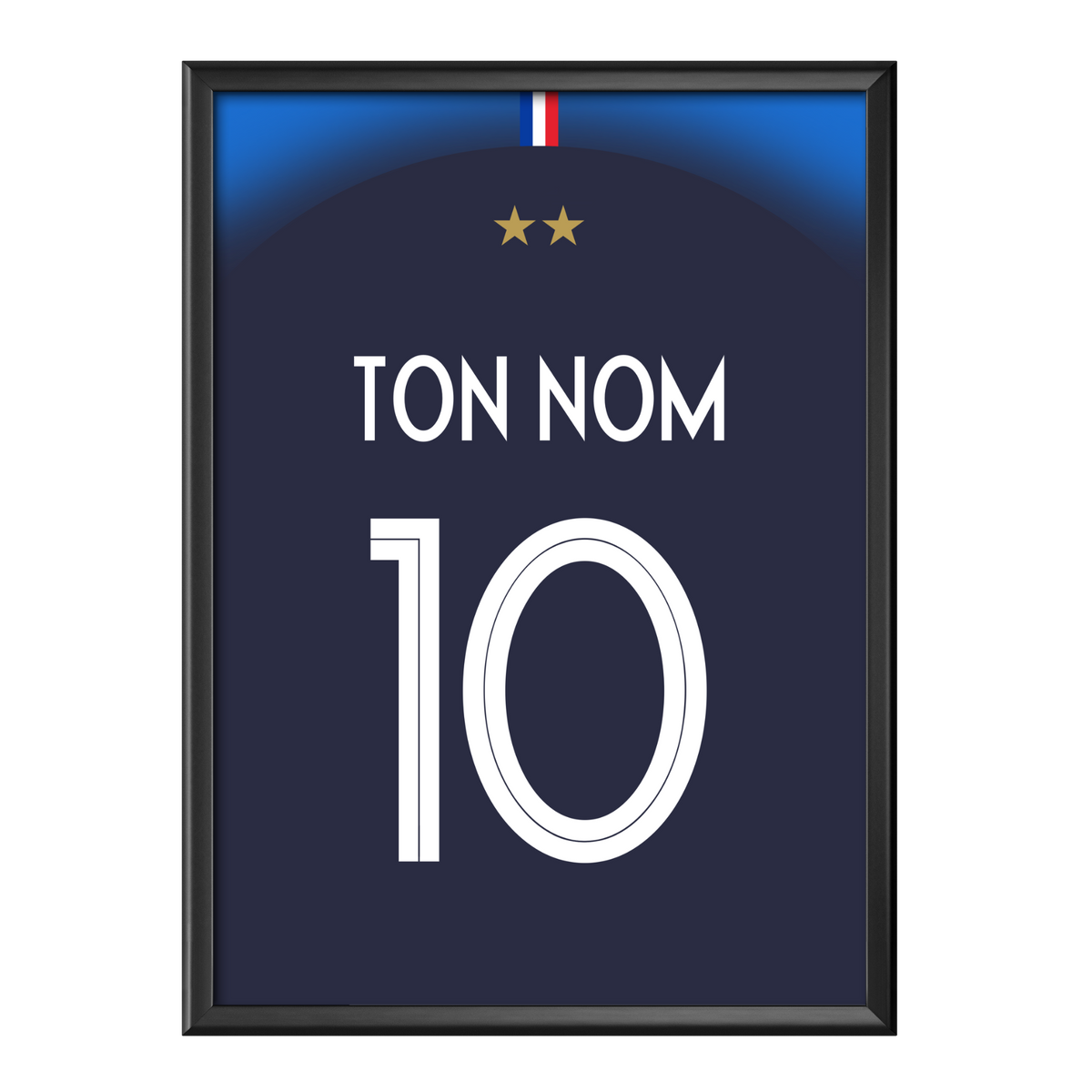Cadre maillot Équipe de France 2018