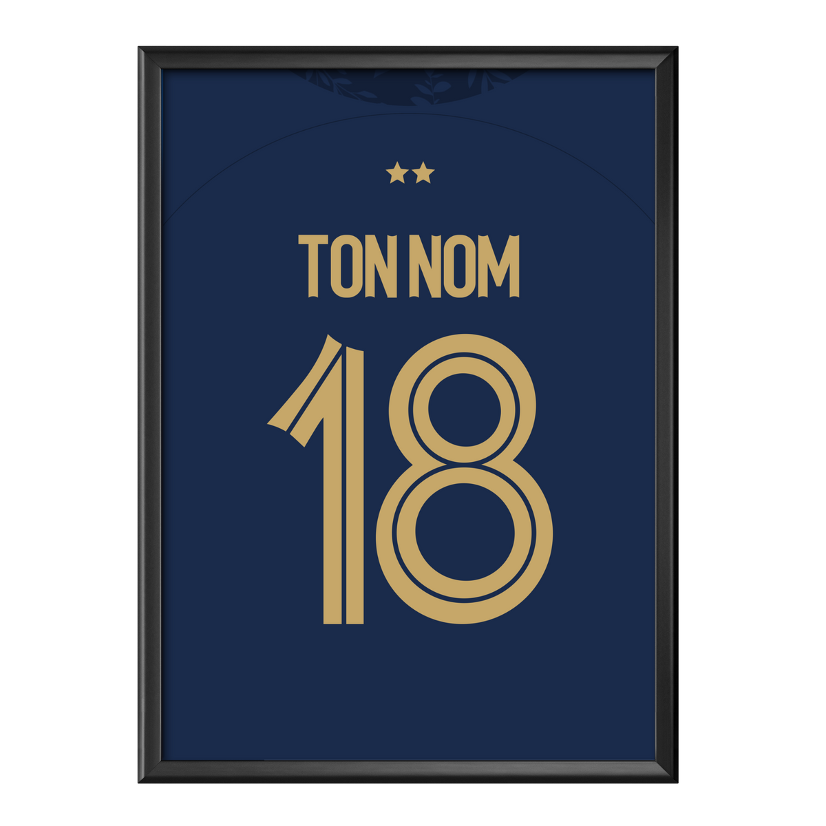 Cadre maillot Équipe de France 2022