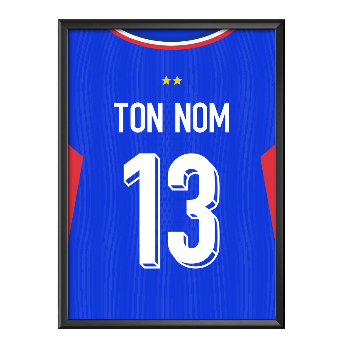 Cadre maillot Équipe de France 2024