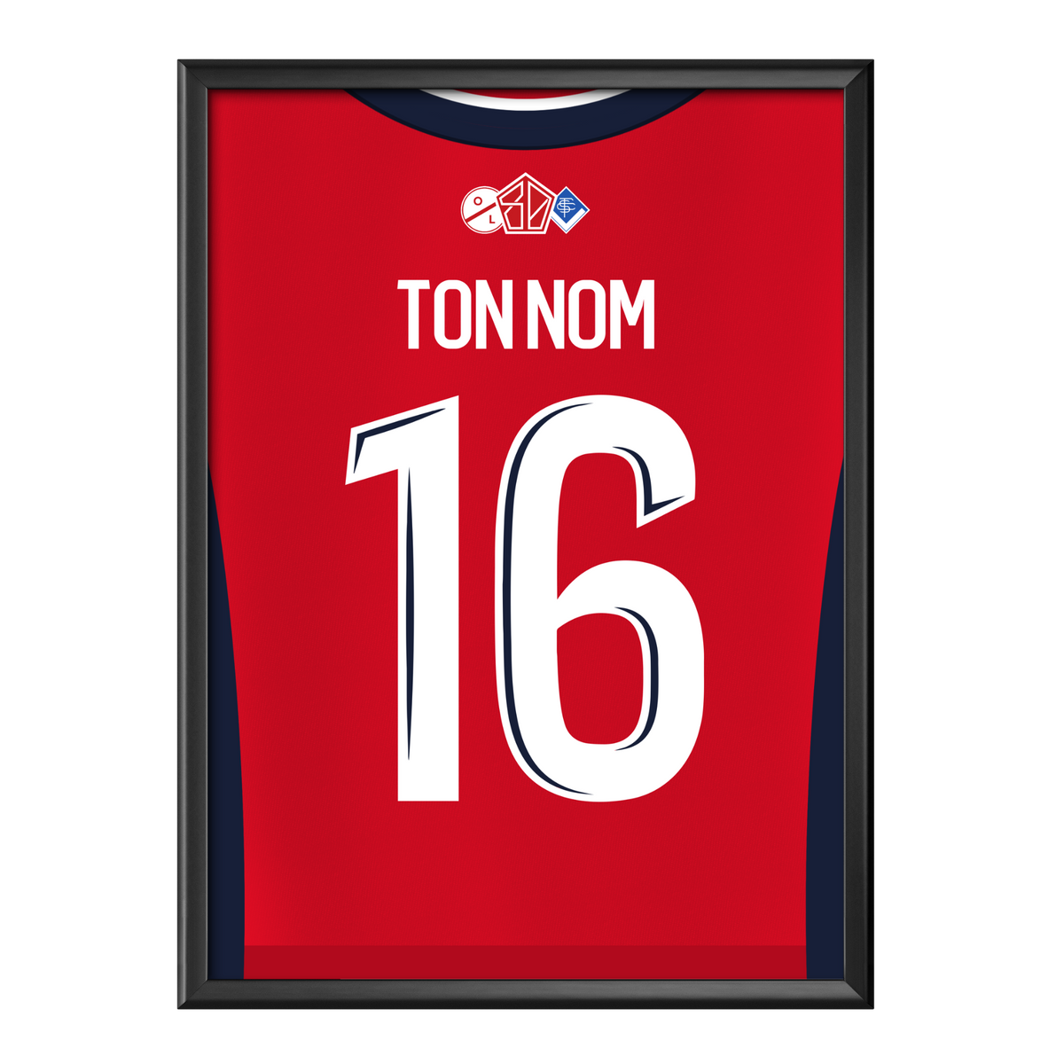 Cadre maillot Lille 2024/25