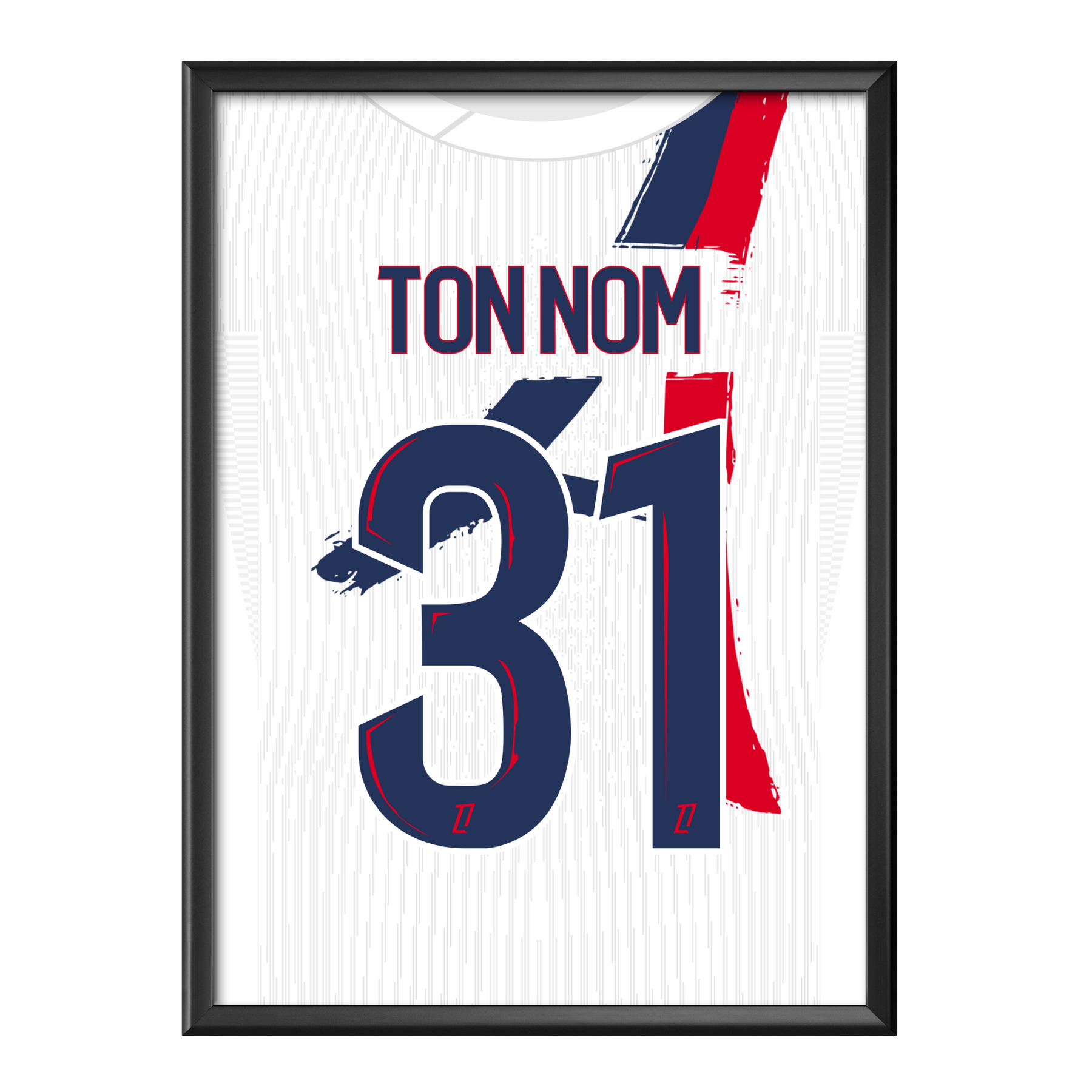 Cadre maillot Paris Extérieur 2025/2026