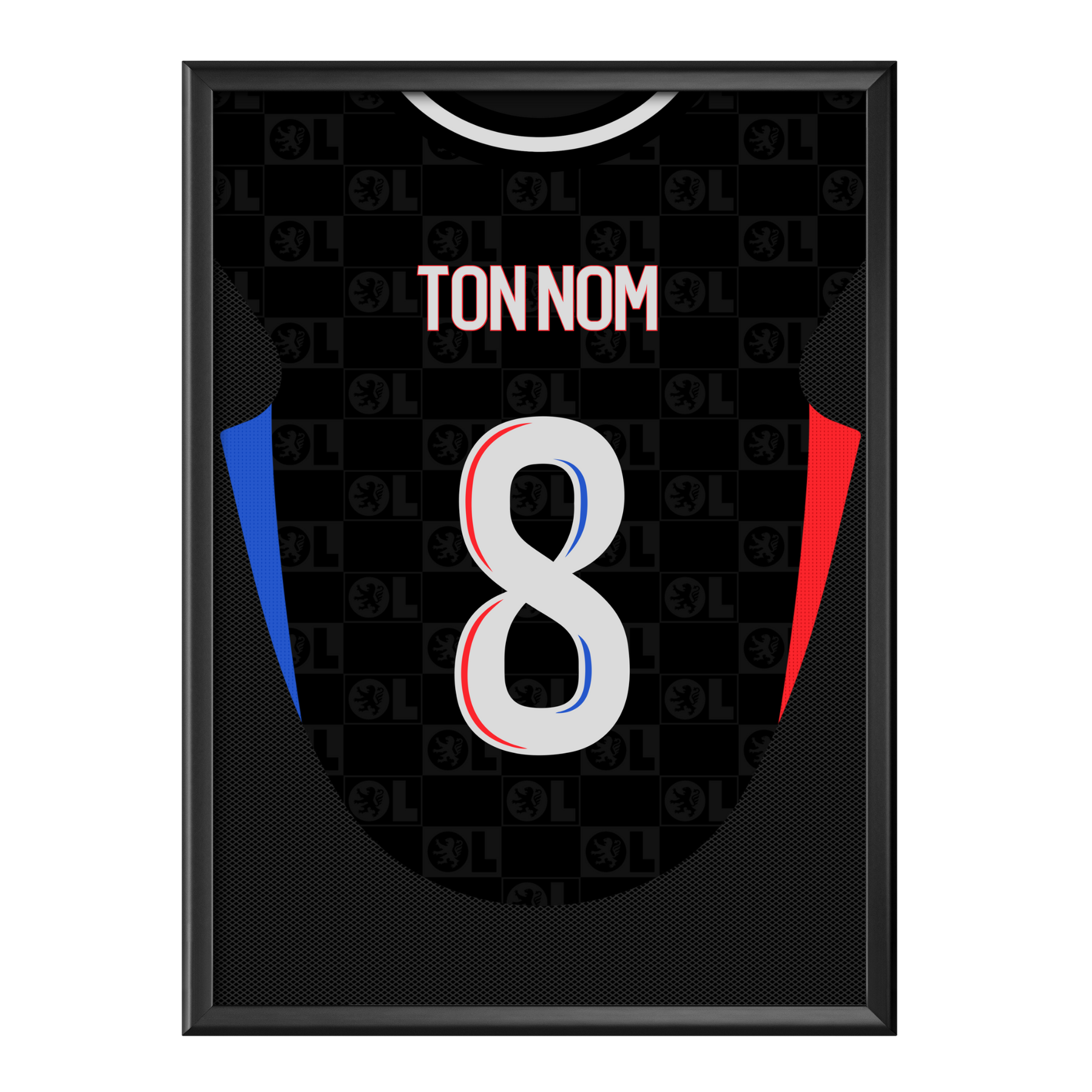 Cadre maillot Lyon Extérieur 2024/25