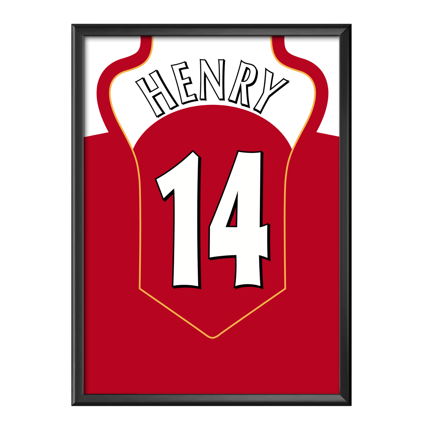 Cadre maillot Thierry Henry - Arsenal 2004/2005