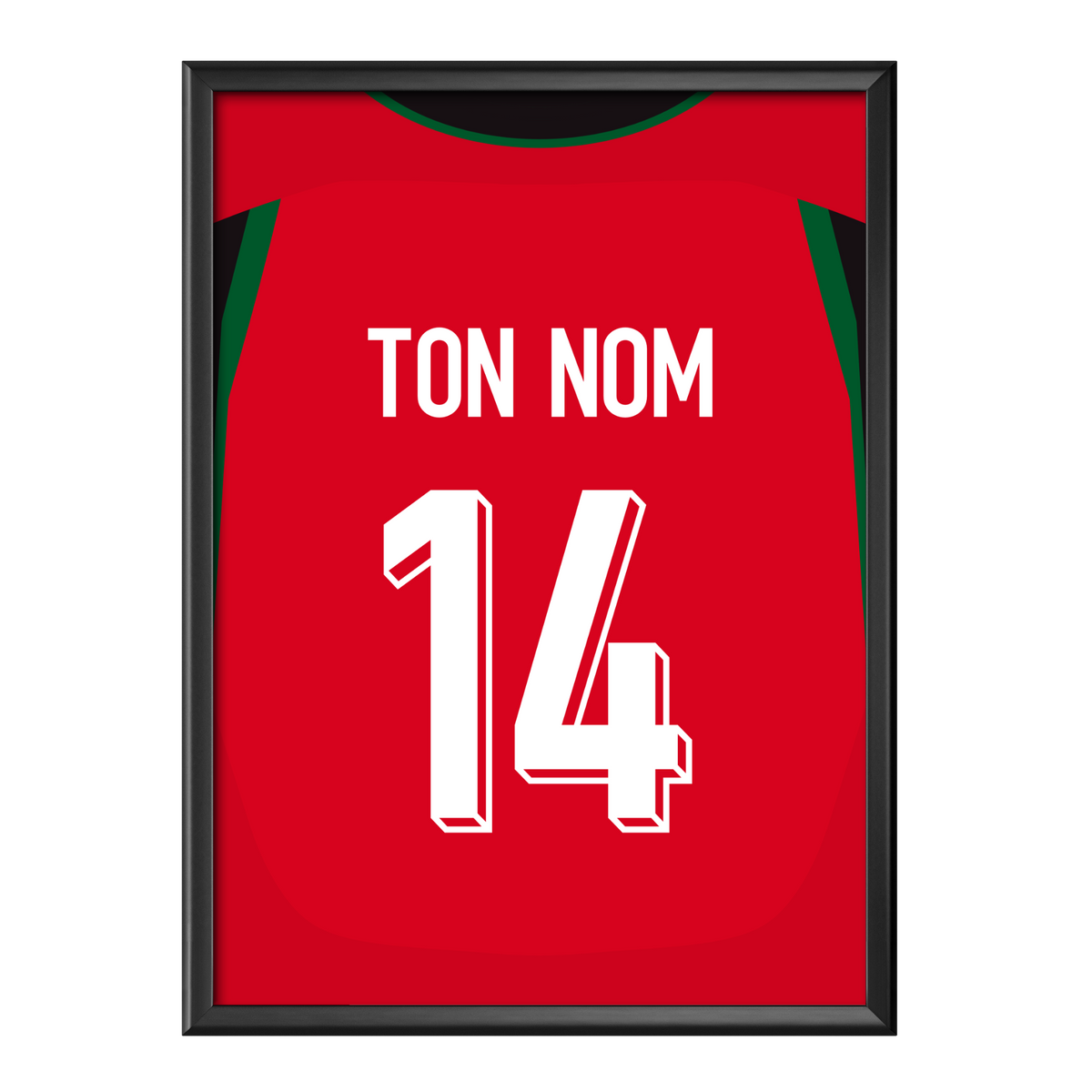 Cadre maillot Portugal 2024