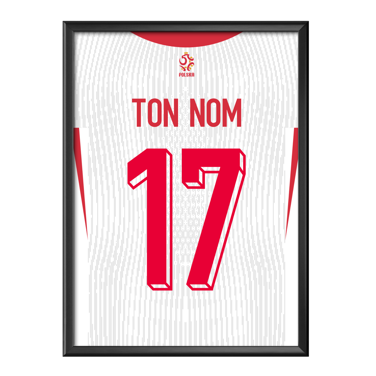 Cadre maillot Pologne 2024