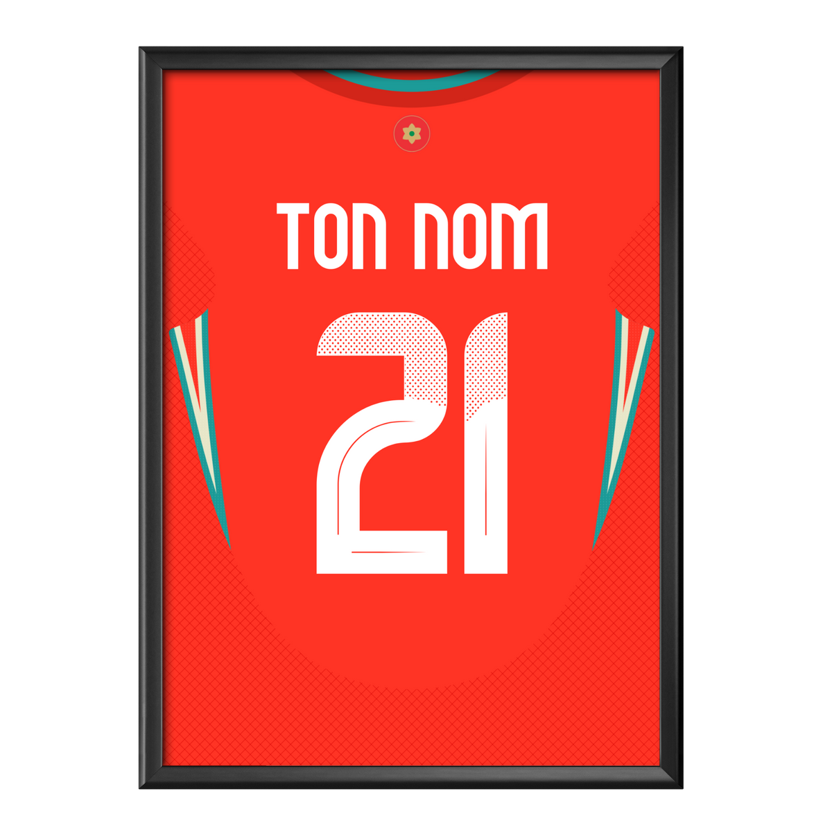 Cadre maillot Pays de Galles 2024