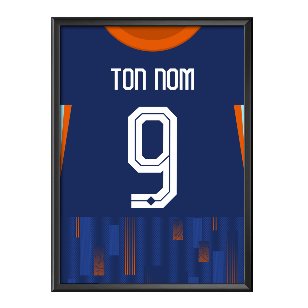 Cadre maillot Pays Bas 2024 - Extérieur