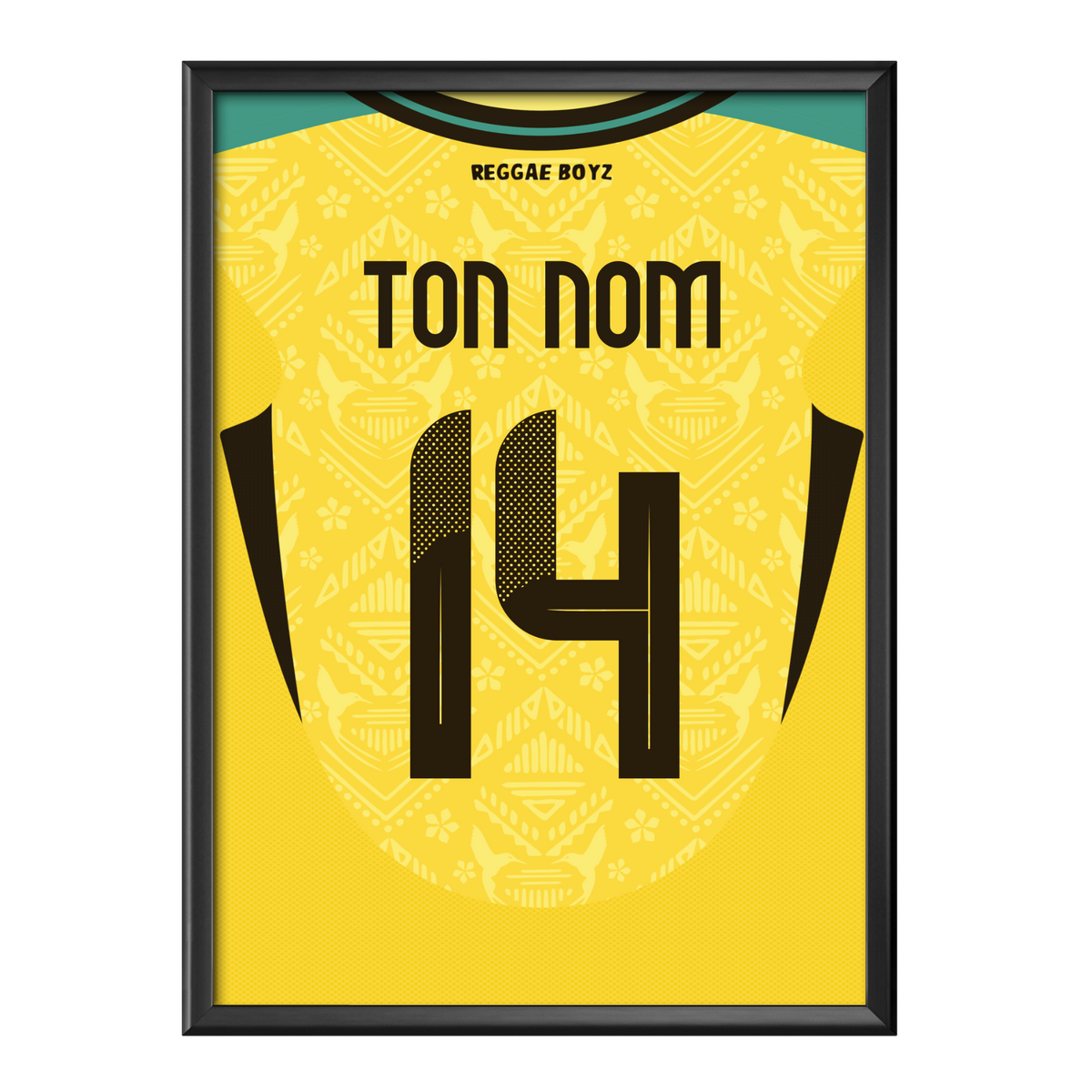Cadre maillot Jamaïque 2024