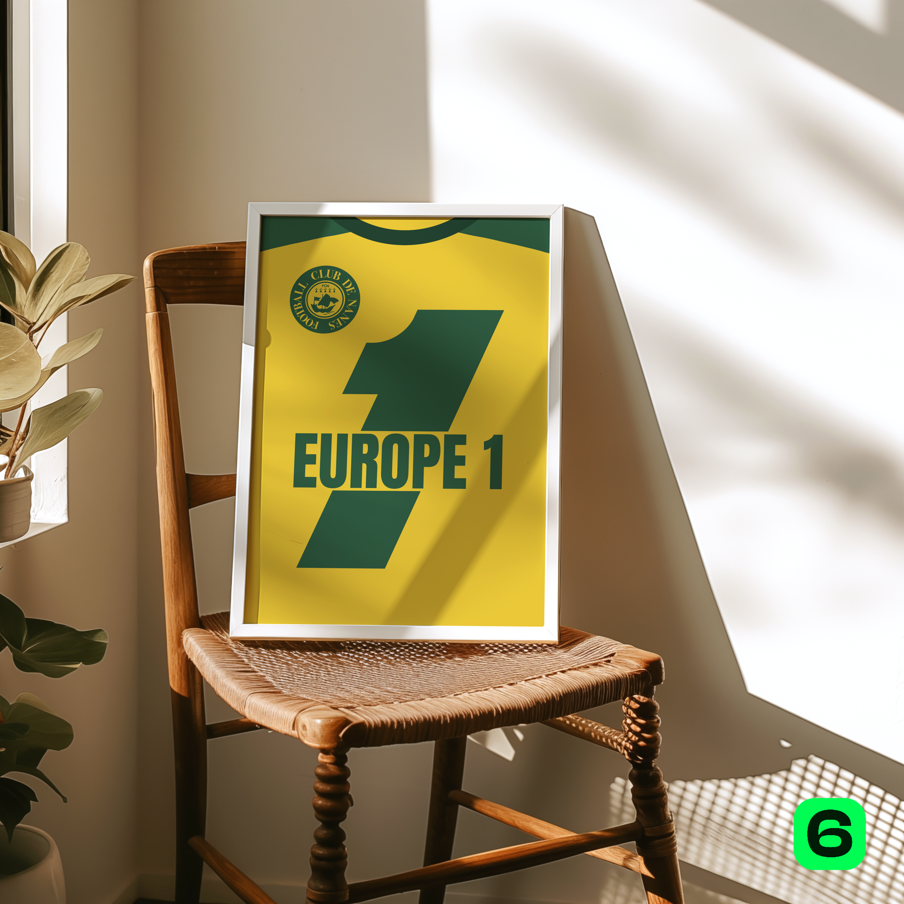 Cadre Maillot Nantes 1979