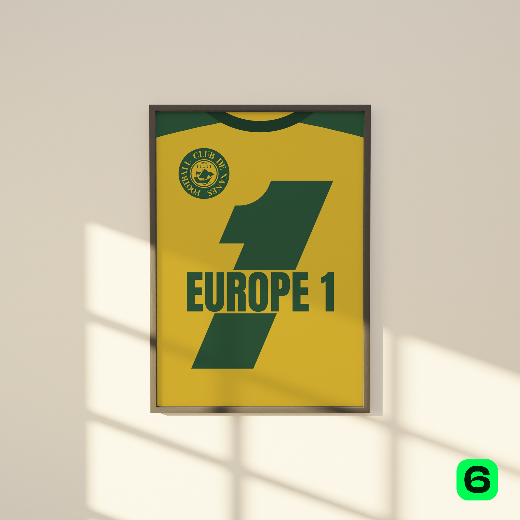 Cadre Maillot Nantes 1979