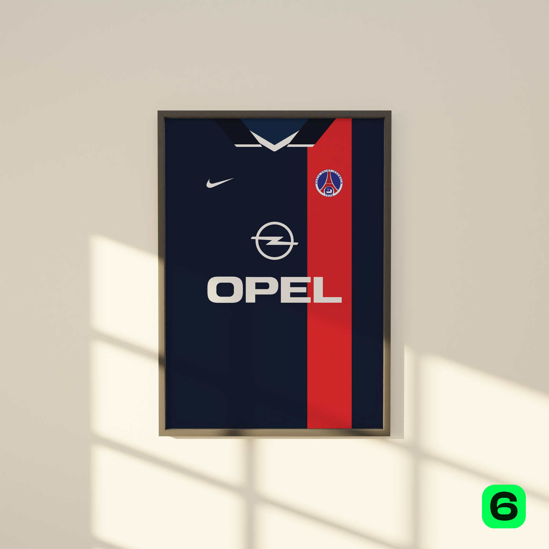Cadre Maillot Paris 2001