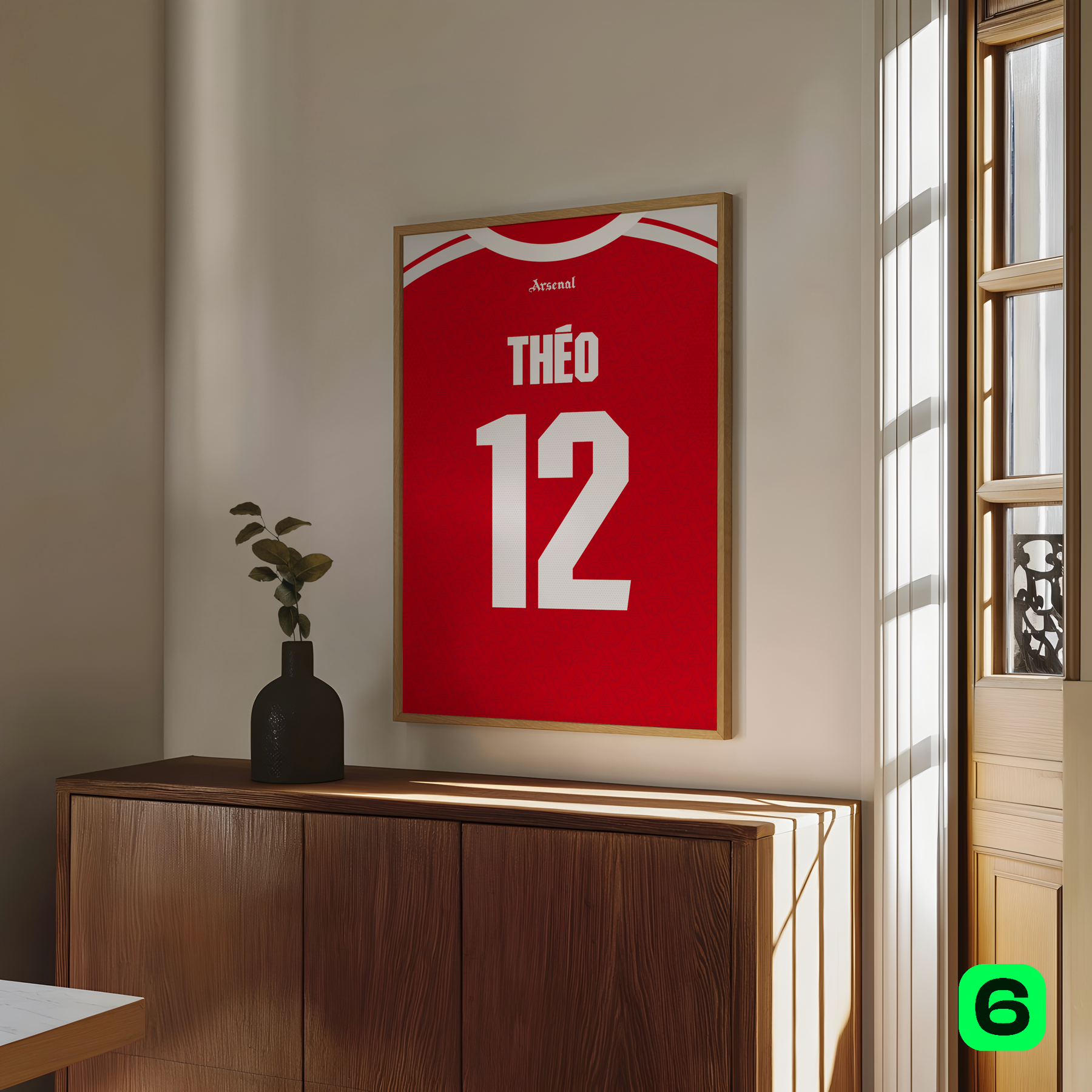 Cadre maillot Arsenal 2025/2026