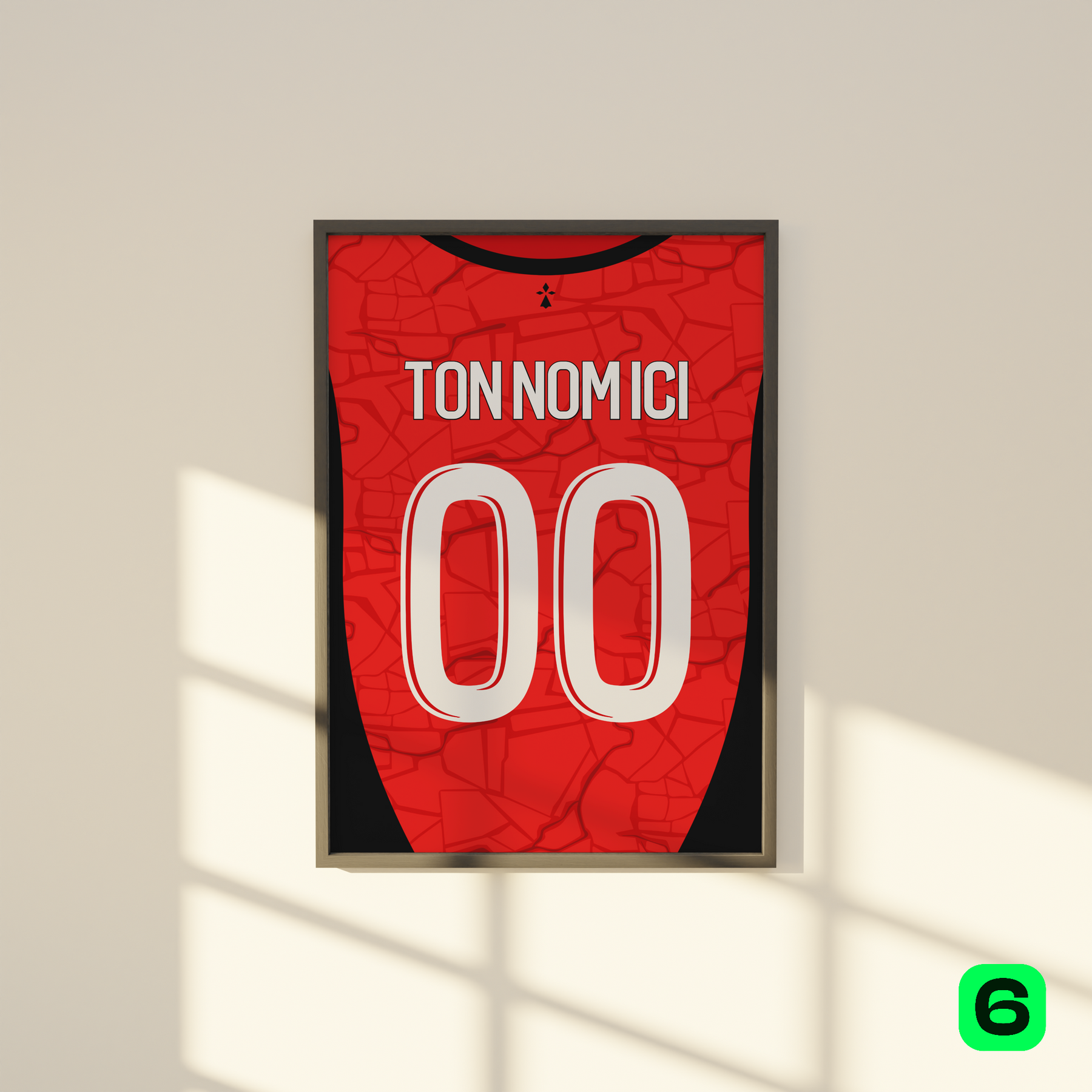 Cadre maillot Rennes 2024/25