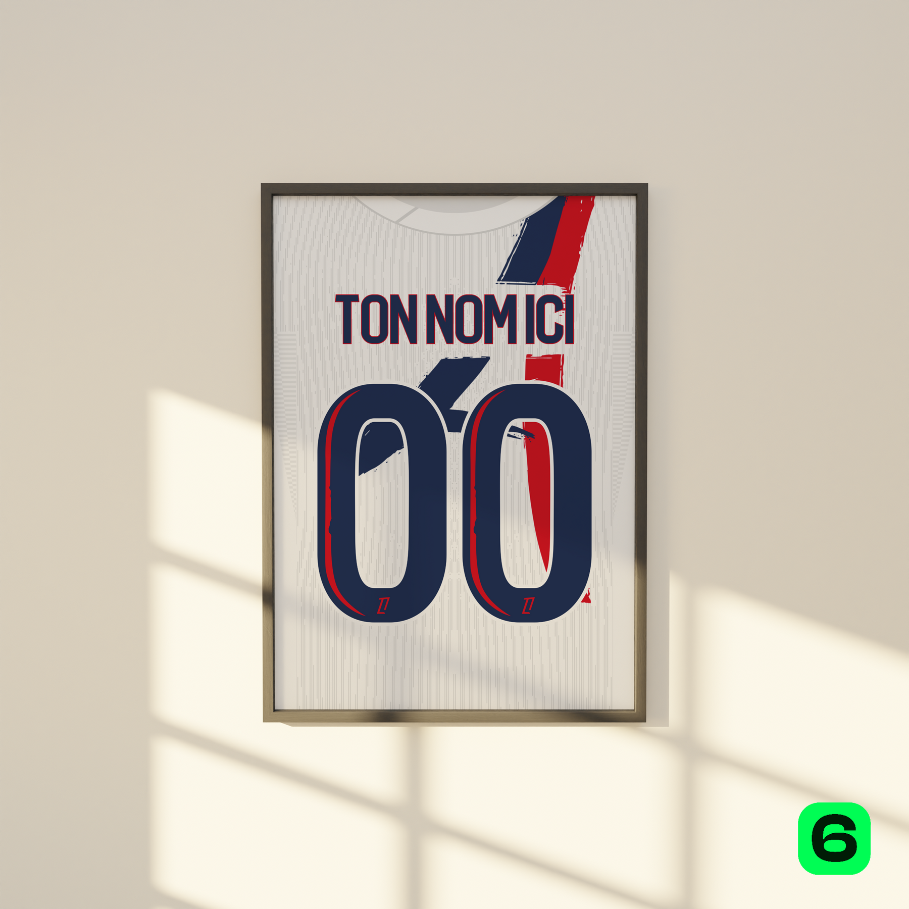 Cadre maillot Paris Extérieur 2025/2026