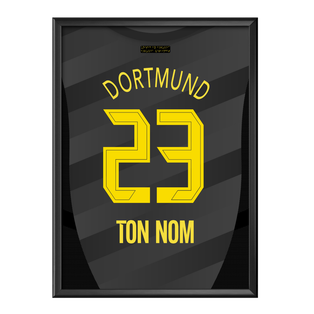 Cadre maillot BVB Dortmund Extérieur 2024/25