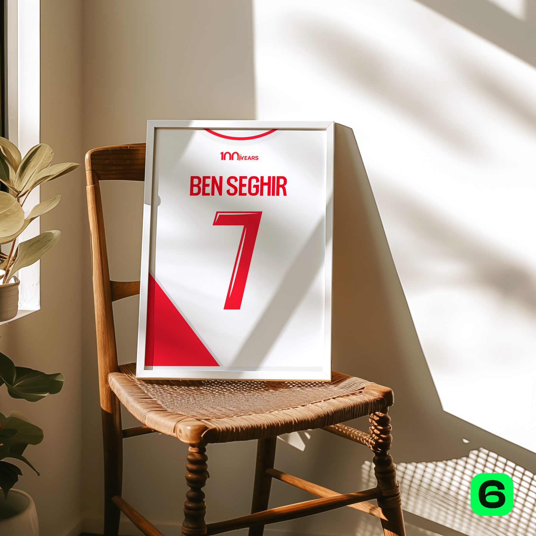 Cadre maillot Monaco 2024/25