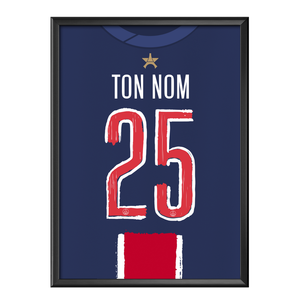 Cadre maillot Paris 2024/25 Édition Champion's League