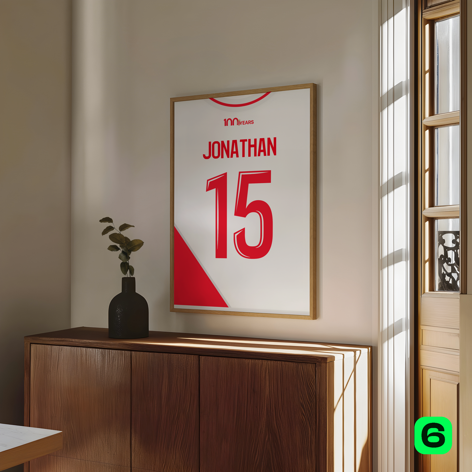 Cadre maillot Monaco 2024/25