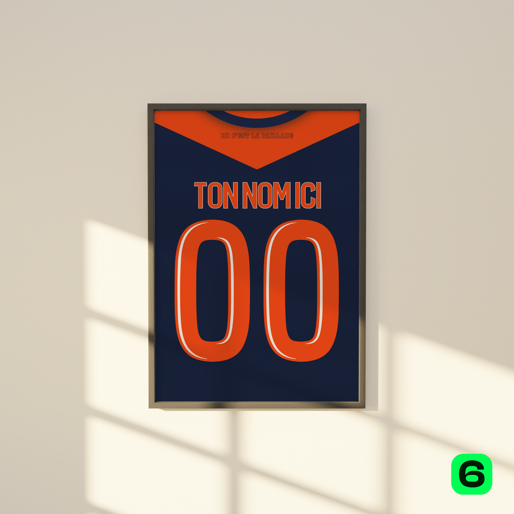 Cadre maillot Montpellier 2024/25