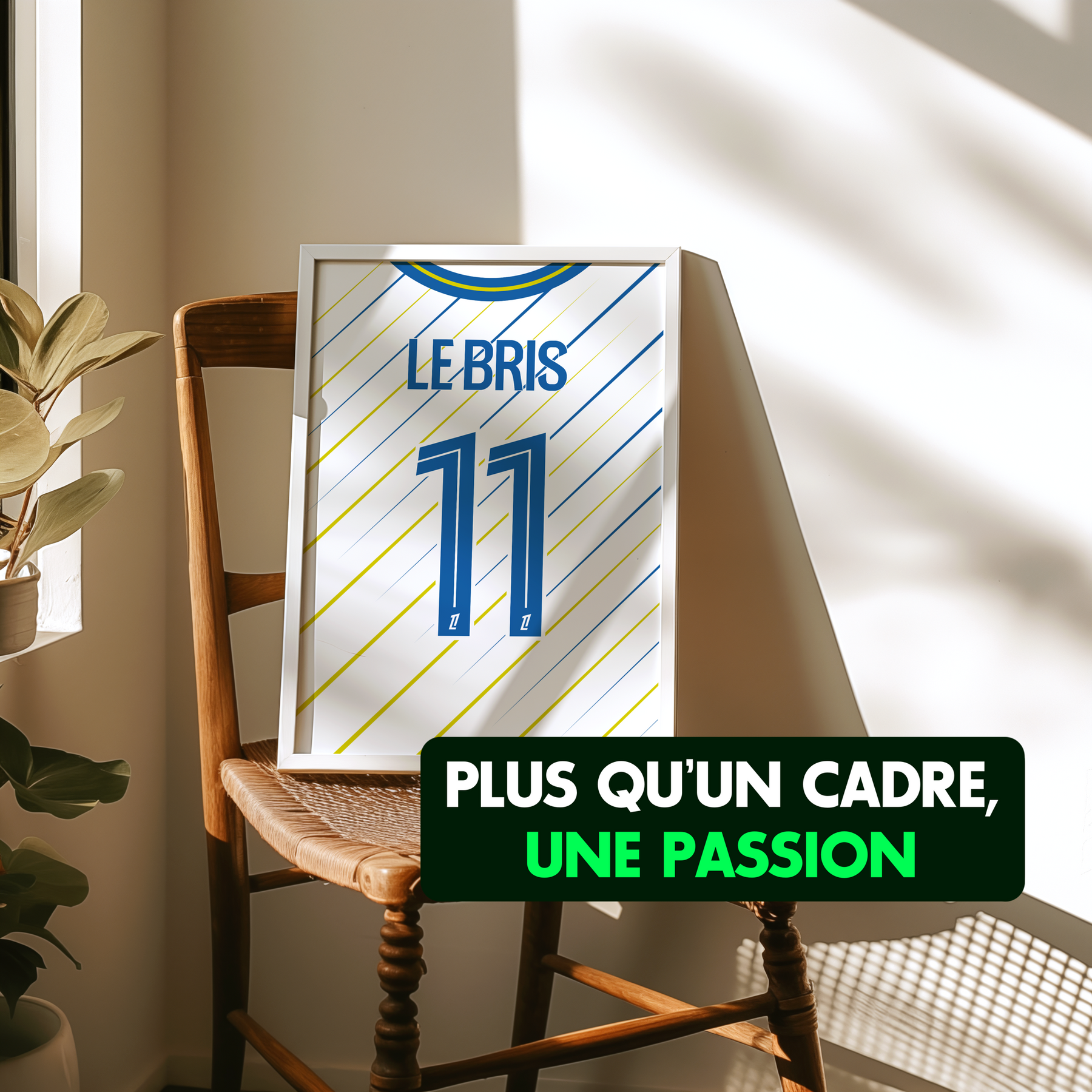 Cadre maillot Lorient Extérieur 2025/2026