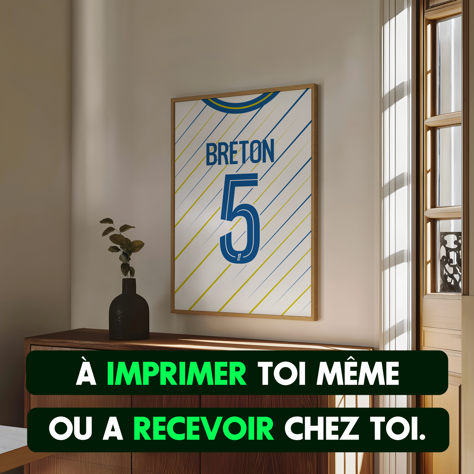 Cadre maillot Lorient Extérieur 2025/2026