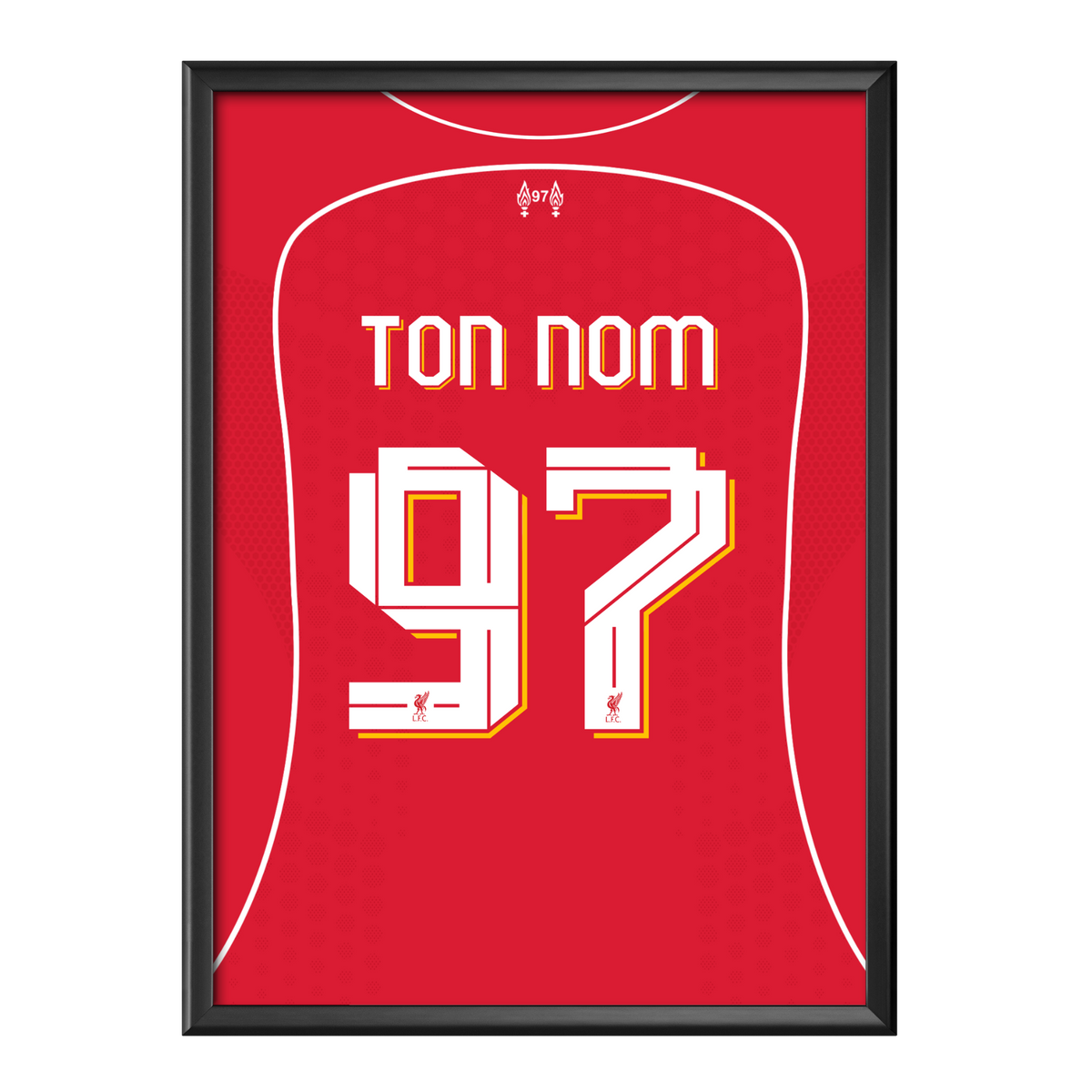 Cadre maillot Liverpool 2025/2026