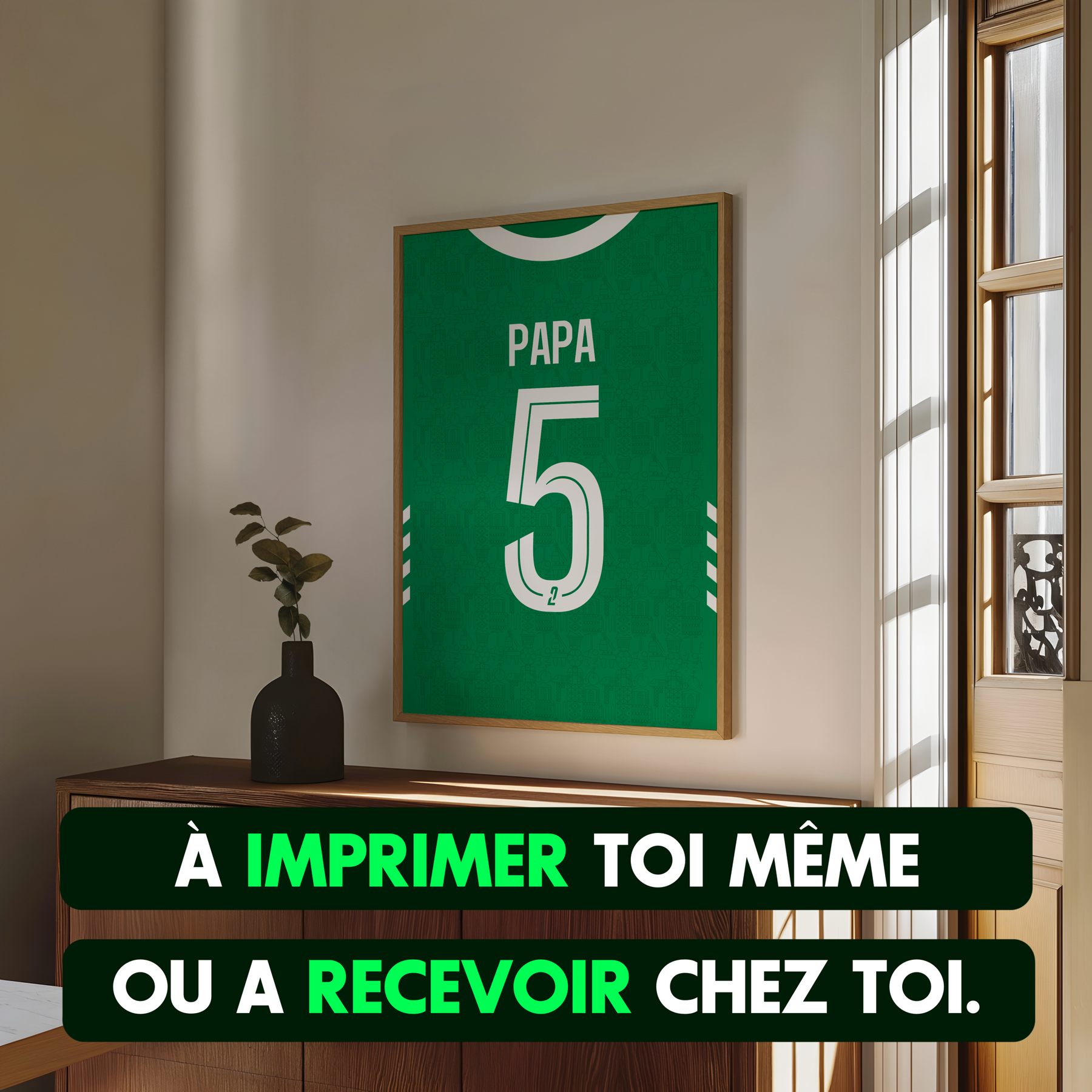Cadre maillot Saint-Étienne 2025/2026
