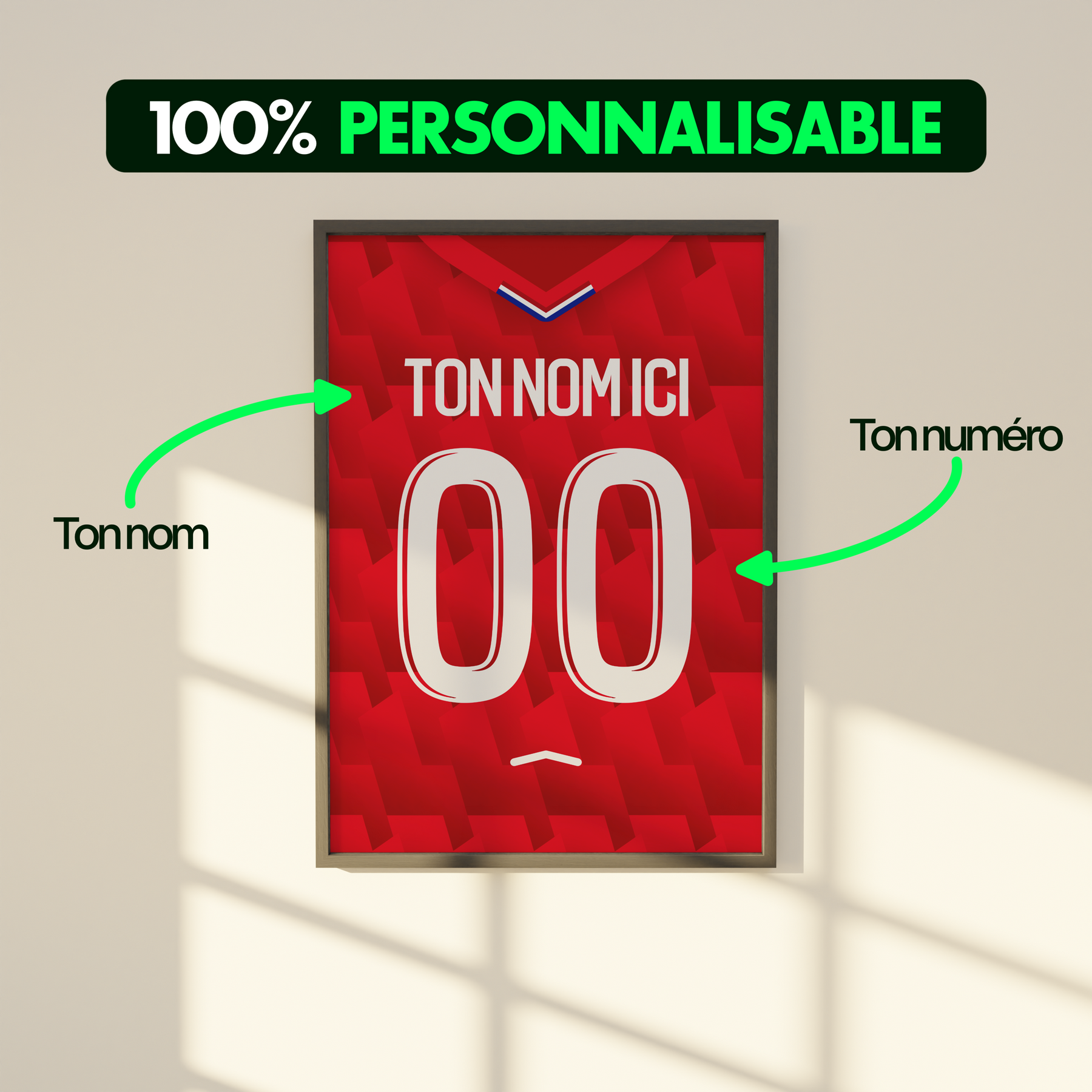 Cadre maillot Lille 2025/2026