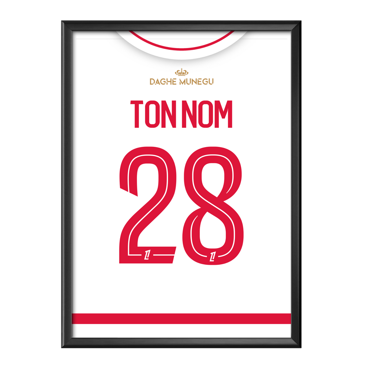 Cadre maillot Monaco 2025/2026