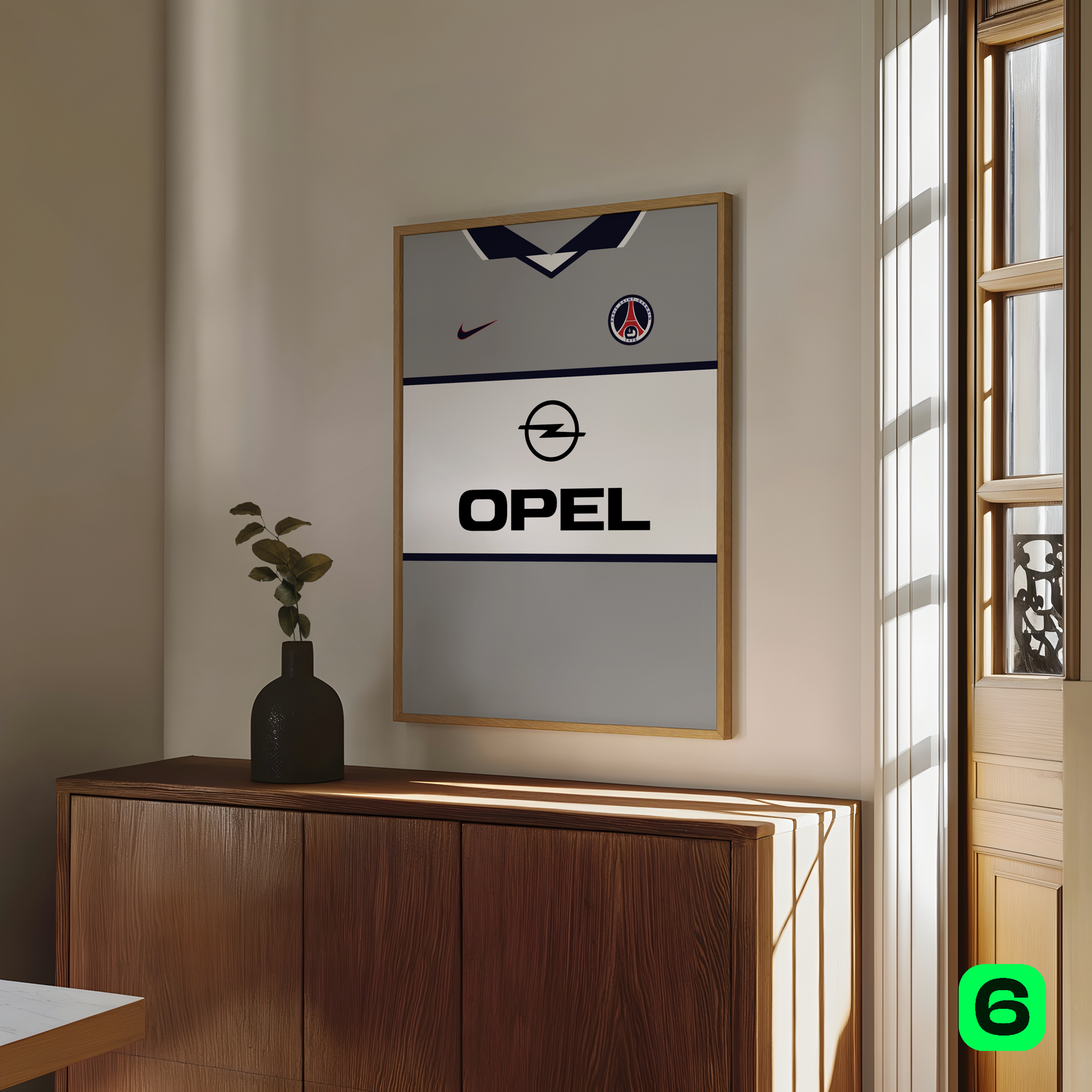 Cadre maillot Paris 2001
